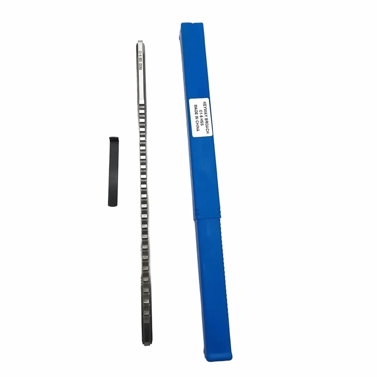 Przeciągacz do rowków wpustowych 8 mm/6 mm/5 mm typu C, rozmiar metryczny, przeciągacz ze stali szybkotnącej, narzędzie wycinania noża frezarskiego do obróbki metali, tokarka(C1 8mm)
