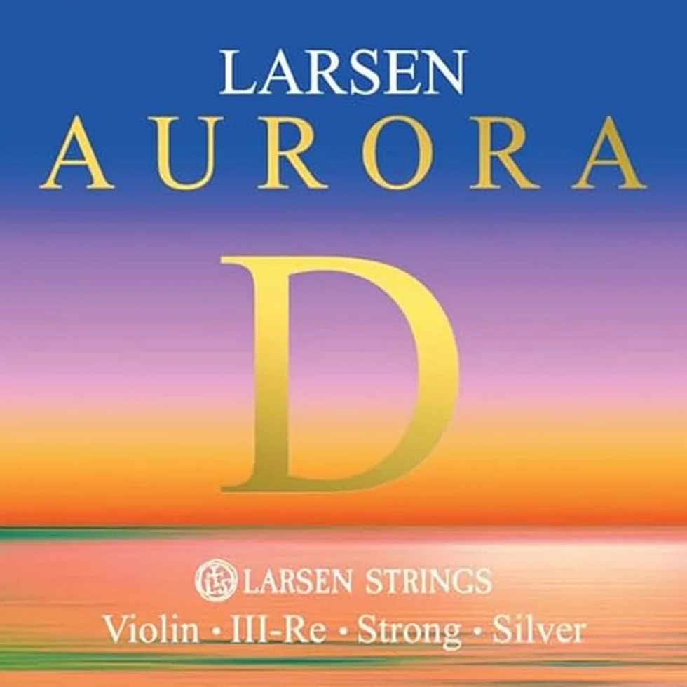 Larsen Aurora Struny skrzypcowe D Srebrne 4/4 Mocne