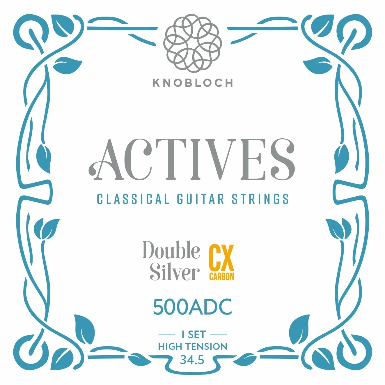 Knobloch Strings 500ADC - Actives Double Silver CX Carbon High Tension 34.5
