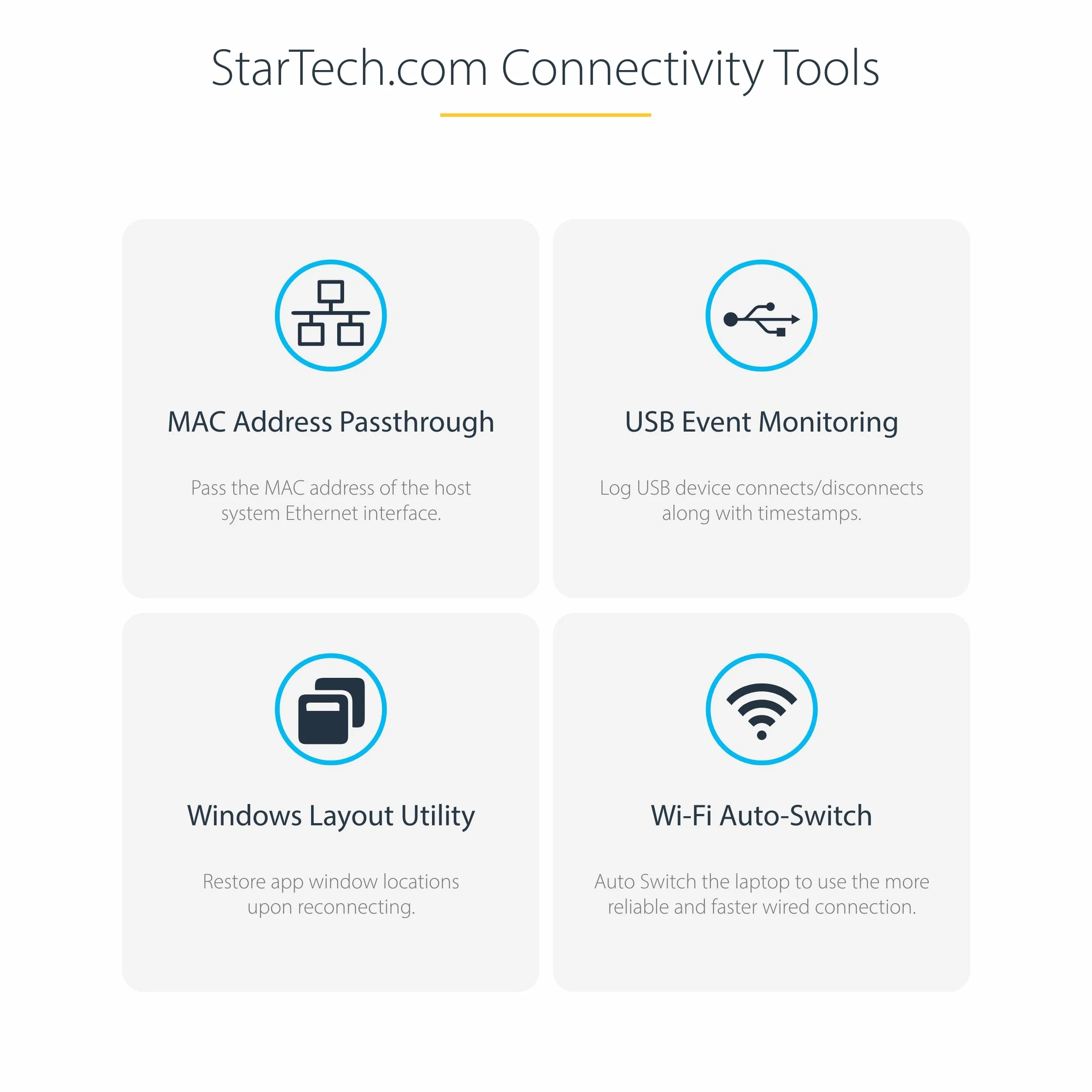 StarTech.com Stacja dokująca KVM USB-C do dwóch laptopów - DisplayPort 4K 60Hz stacja dokująca dla 2 monitorów - 5-portowy koncentrator USB, GbE, zasilacz 90W/45W (129UE-USBC-KVM-DOCK)