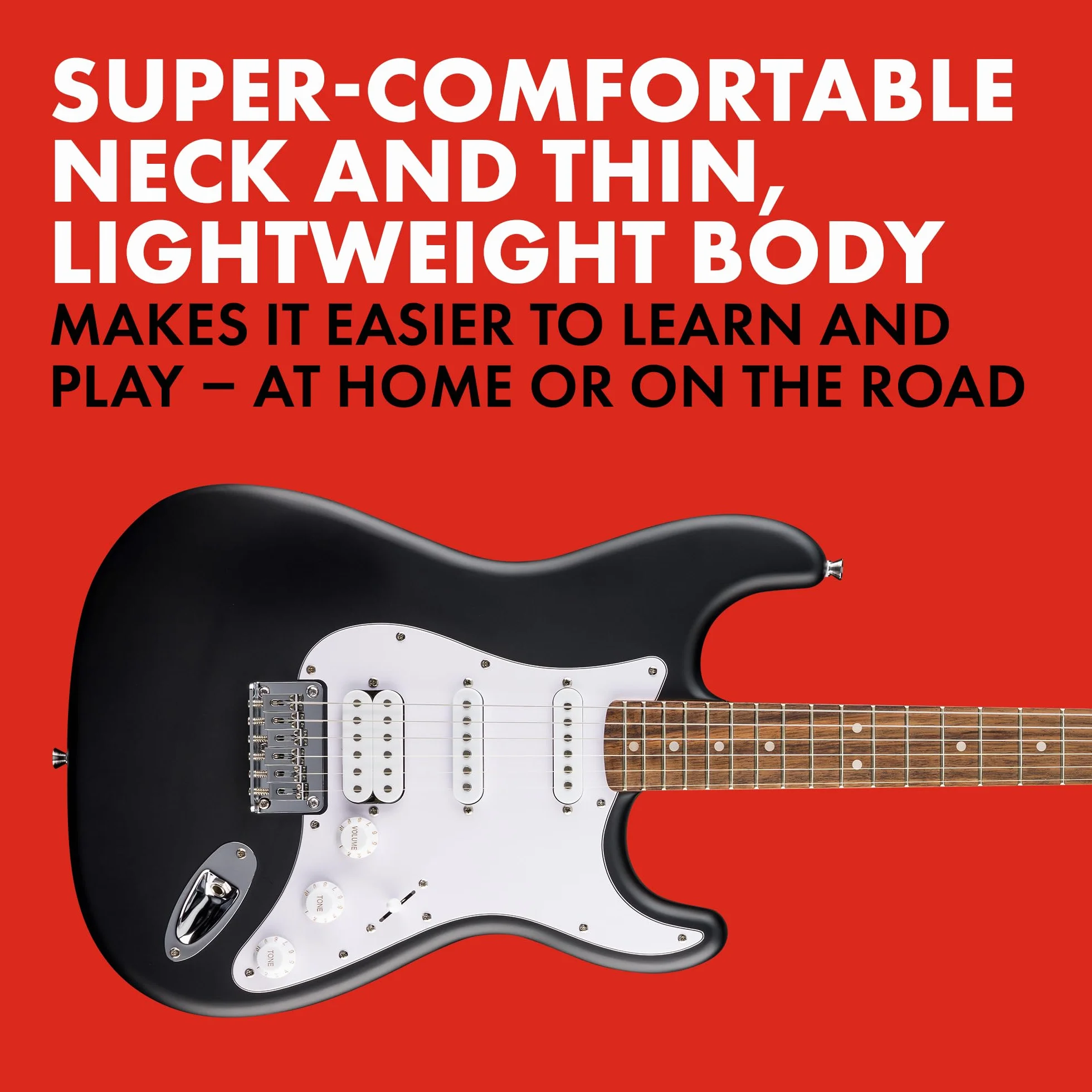 Fender Squier Debut Series HT HSS Stratocaster gitara elektryczna czarna
