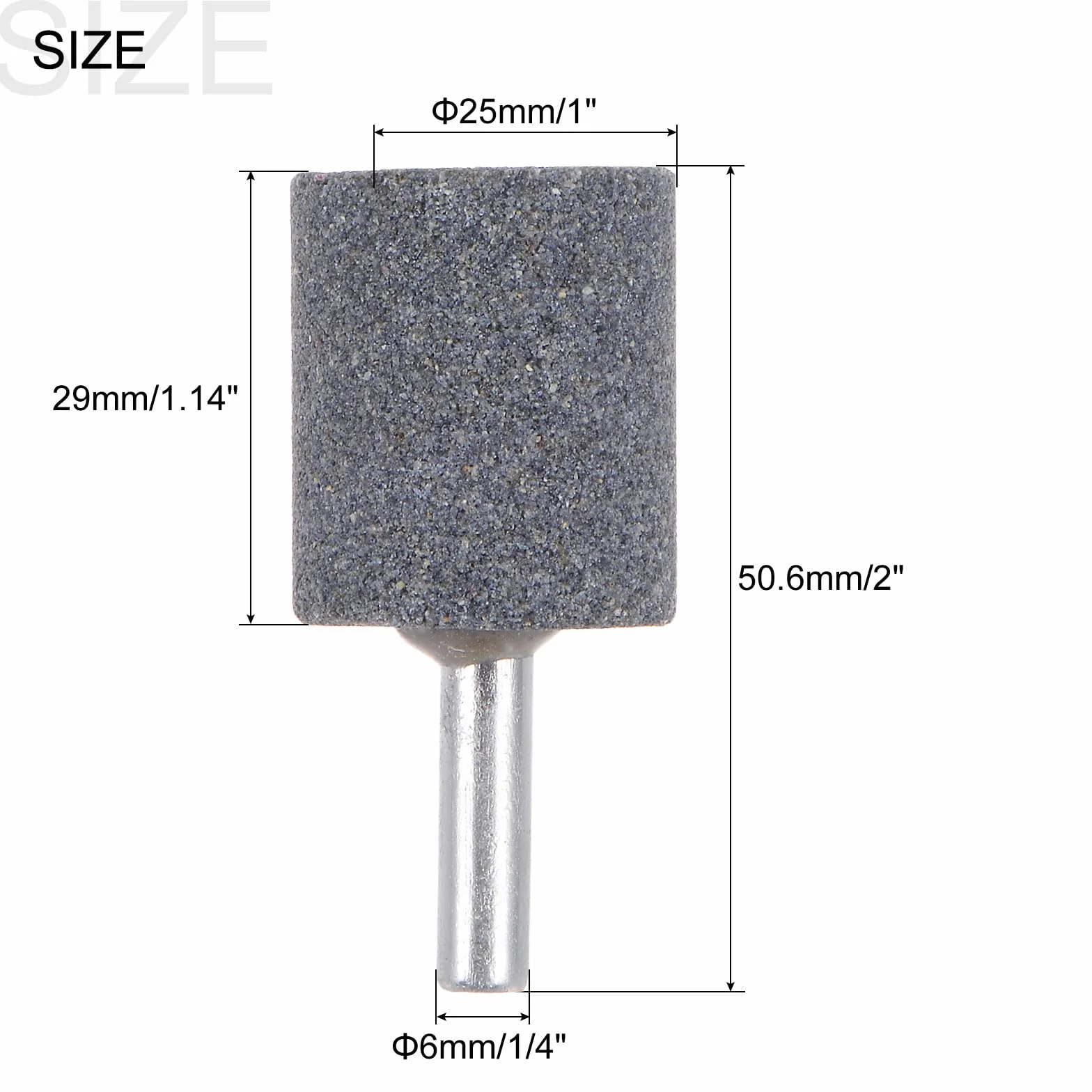QUARKZMAN 30 szt. ścierny kamień zamontowany 1/4" pręt 1" cylinder korund szlifowanie i polerowanie głowica grawerująca narzędzie obrotowe