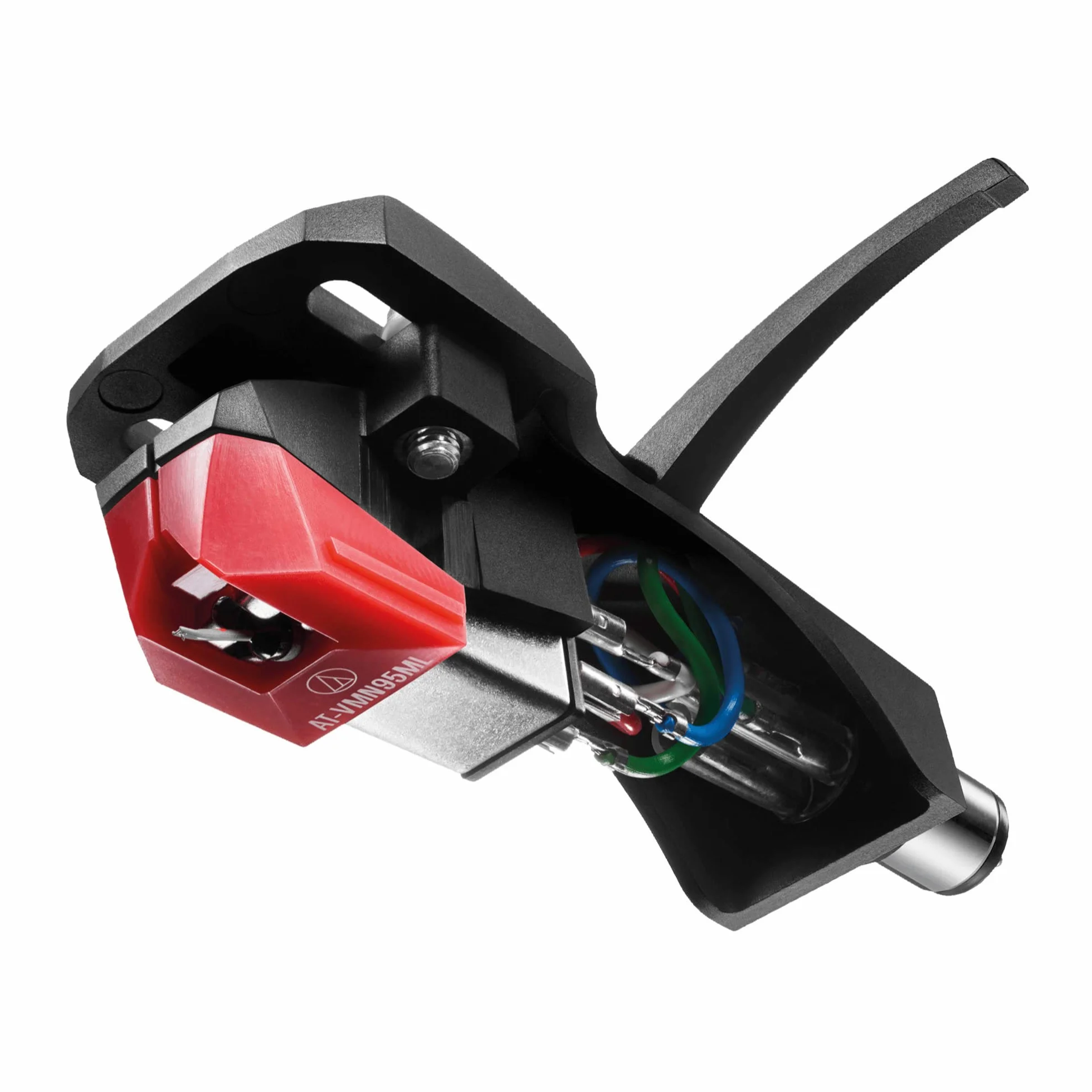 Audio-Technica AT-VM95ML/H Nakładka na głowicę podwójny ruchomy wkład magnesowy czarny czerwony