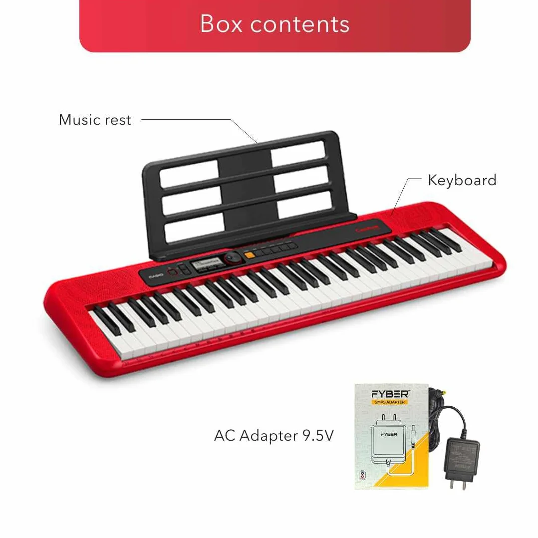 Casio CT-S200 Casiotone (Red) - Keyboard