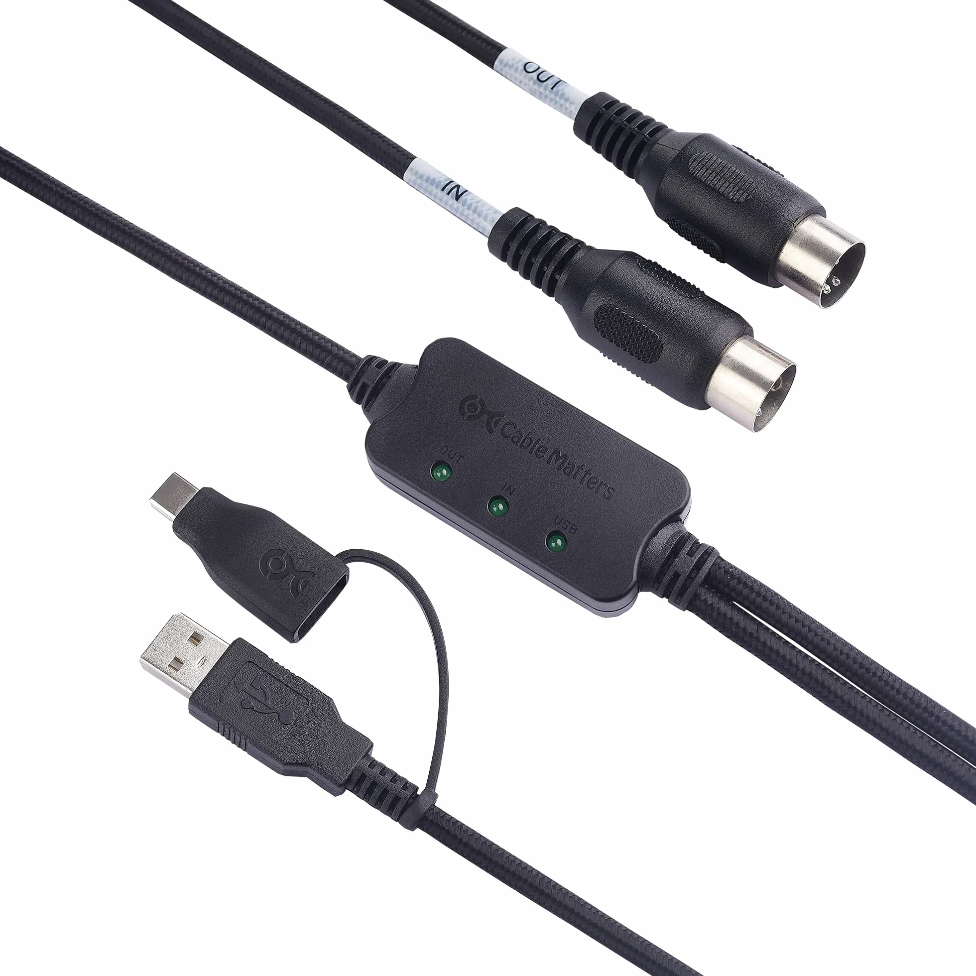 Cable Matters 202061-BLK-6 MIDI Cable,6 Feet