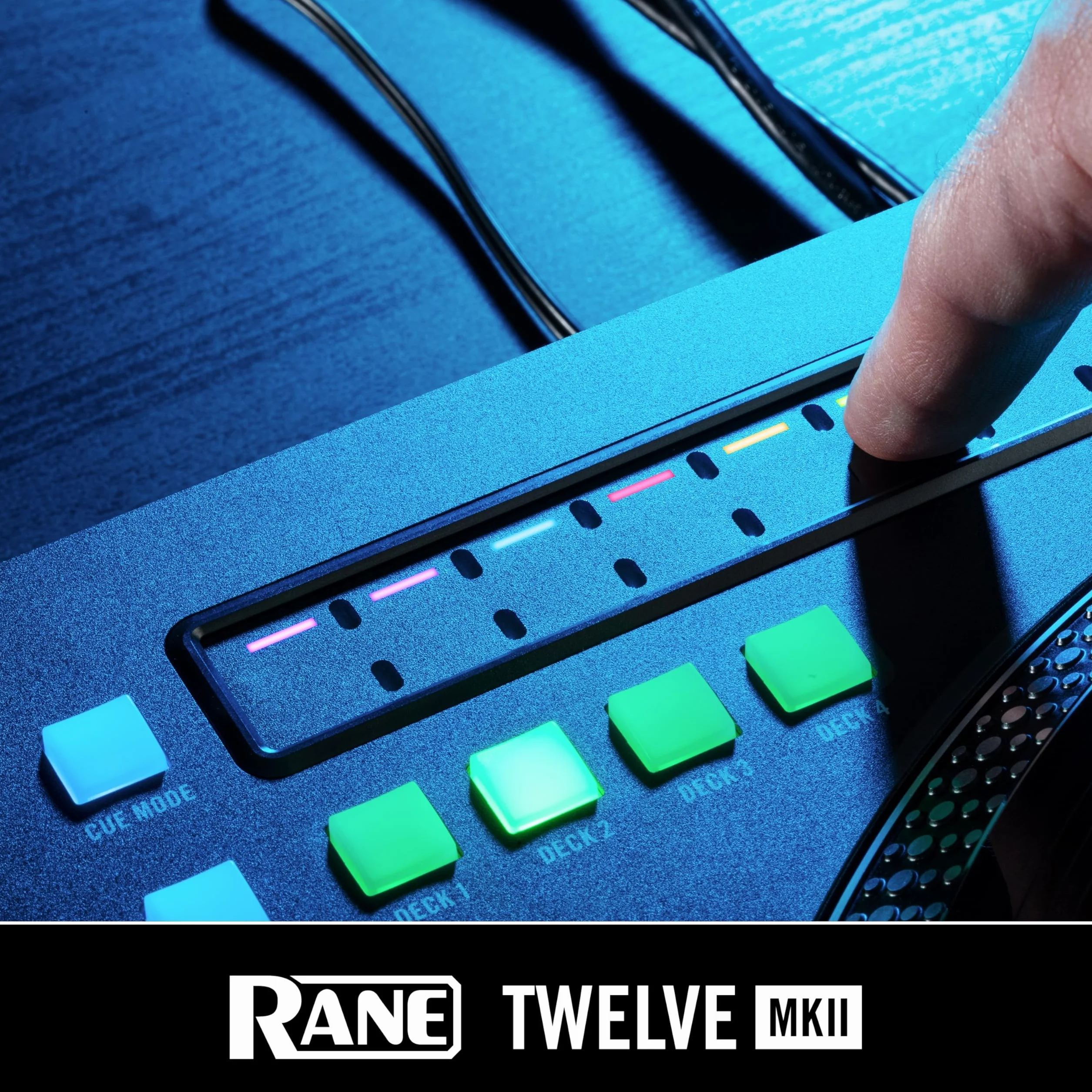 RANE TWELVE MKII Kontroler MIDI Dla DJ-ów Napędzanym Talerzem USB MIDI DVS