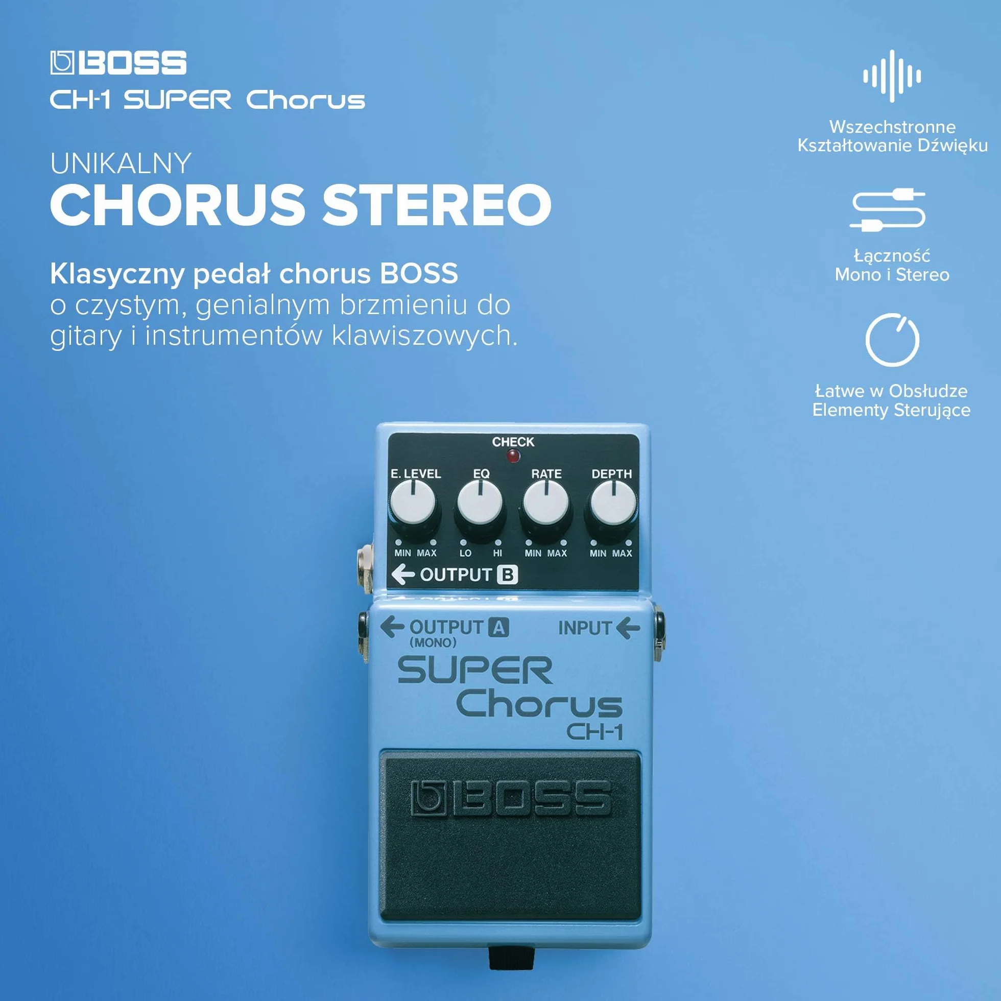 BOSS CH-1 Super Chorus Compact Pedal