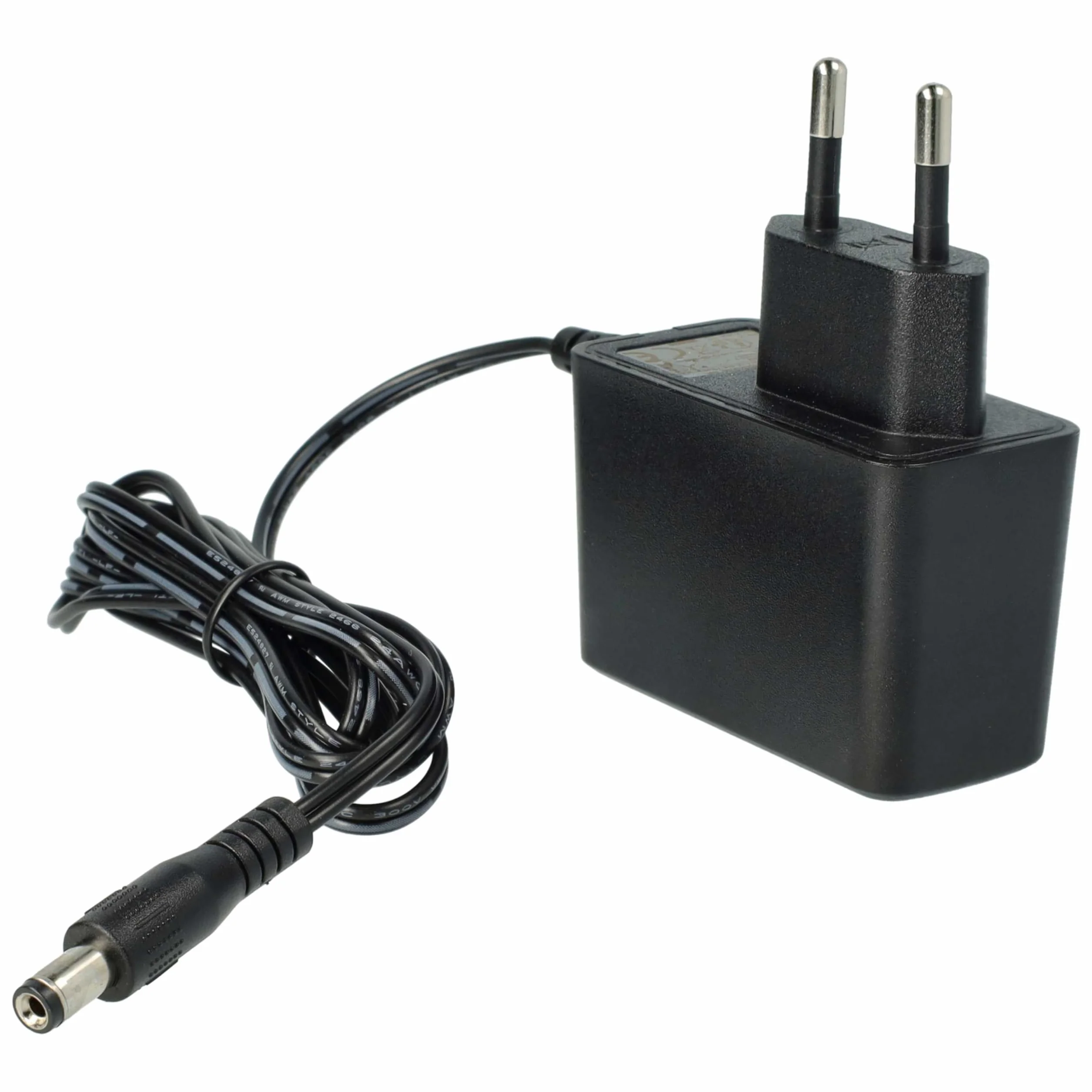 vhbw Wymienny zasilacz sieciowy do Yamaha PA-130, PA-130A, PA-3, PA-3B, PA-3C, PA-5B do przenośnego pianina cyfrowego - kabel 120 cm