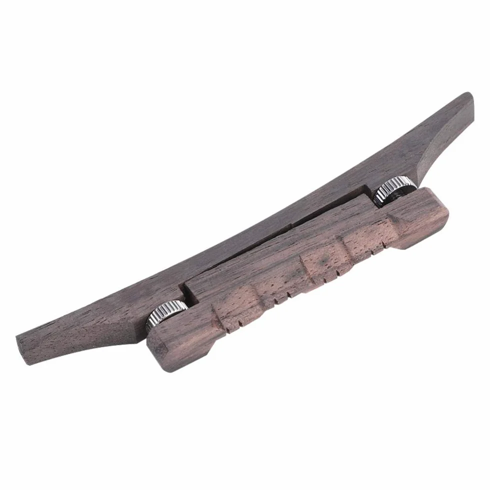 Mandolinowy mostek sznurkowy, palisander regulowana wysokość mostka mandolina instrument DIY części naprawcze