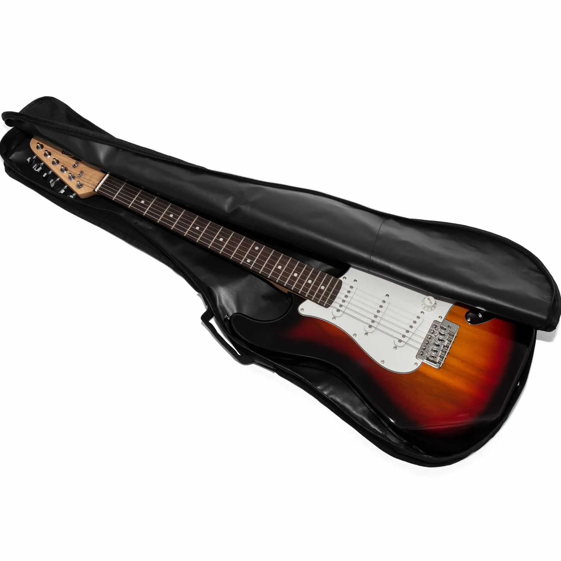 Tiger Music Ggb7-Fel Pokrowiec na Gitarę Elektryczną, Czarny, rozmiar 4/4