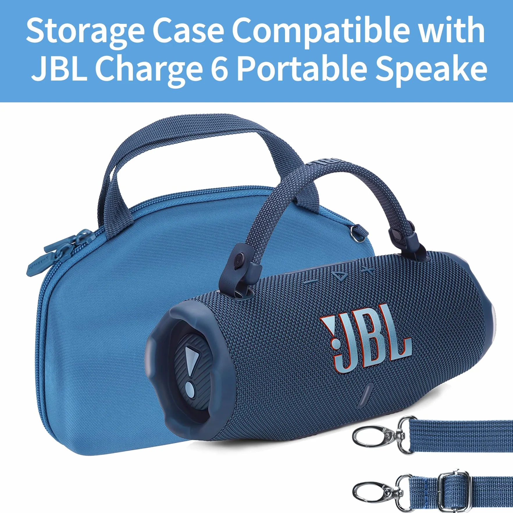 Etui składowe Kompatybilne z JBL Charge 6 Przenośny wodoodporny i odporny na upadki głośnik (Różowy)