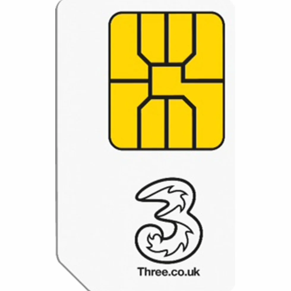 Three Mobile Broadband Ready to Go 1 GB Preloaded Data Micro SIM do tabletów 3G
