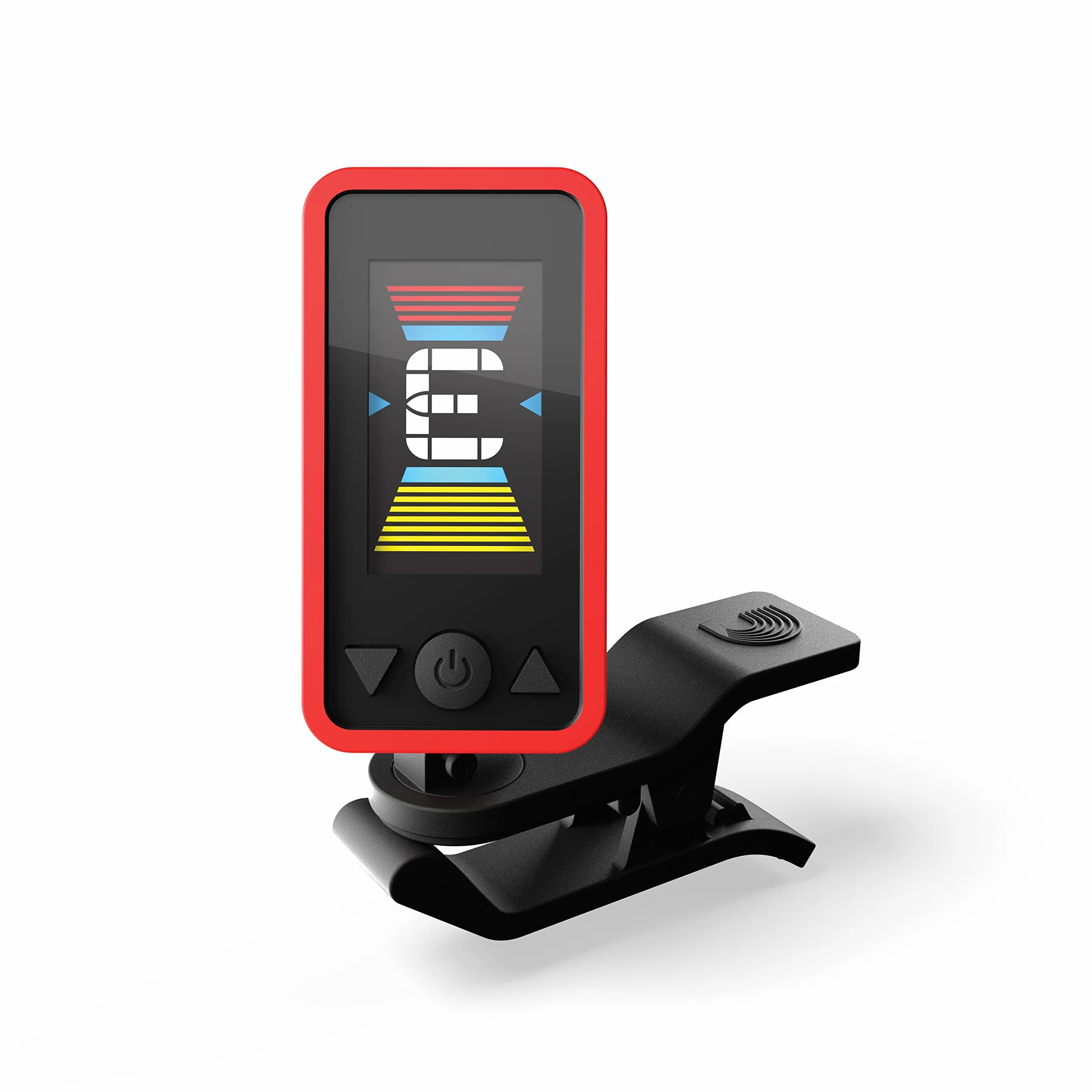 Eclipse Headstock Tuner, Rood, van D'Addario