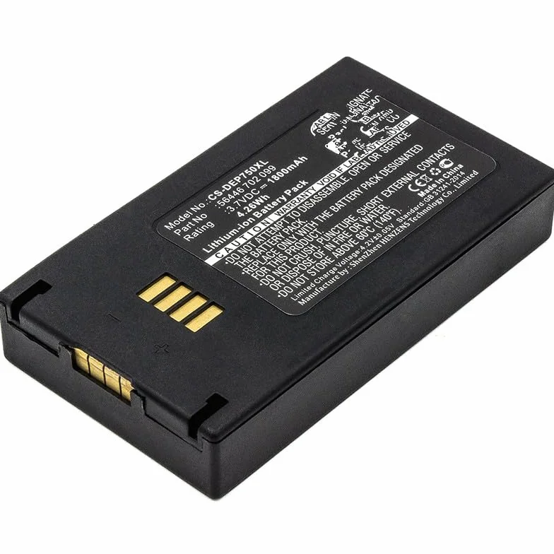 1800 mAh akumulator zastępczy do Easypack EZPack XL, Poliflex 750; Guard FCE001-ST Guard FCE02 Guard FCE03 Guard FCE04 Guard FCE05 Guard FCE06 Guard FCE07 Guard CHX1 PN: 56446 702 099