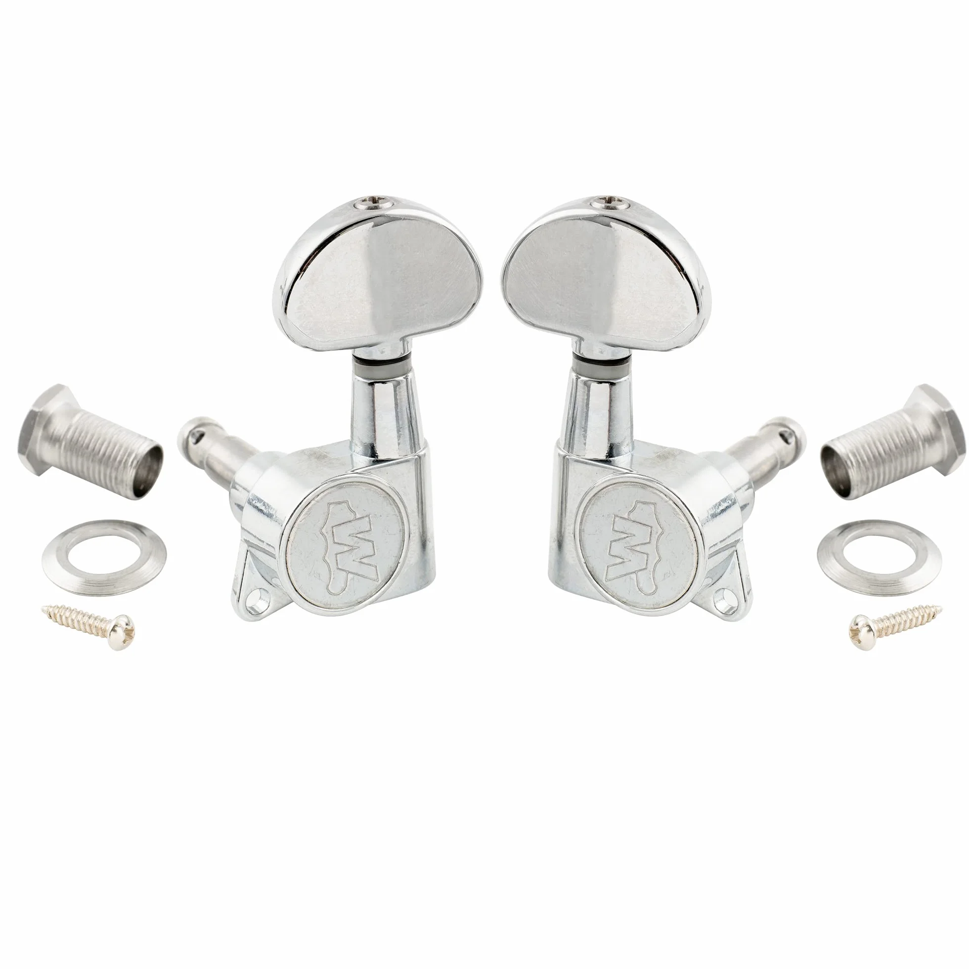 Wilkinson WJN03 3L+3R E-Z-LOK Klucze Gitaryowe Tunery Kołki do Strojenia do Gitary Akustycznej Elektrycznej Epiphone Les Paul SG, Chrom