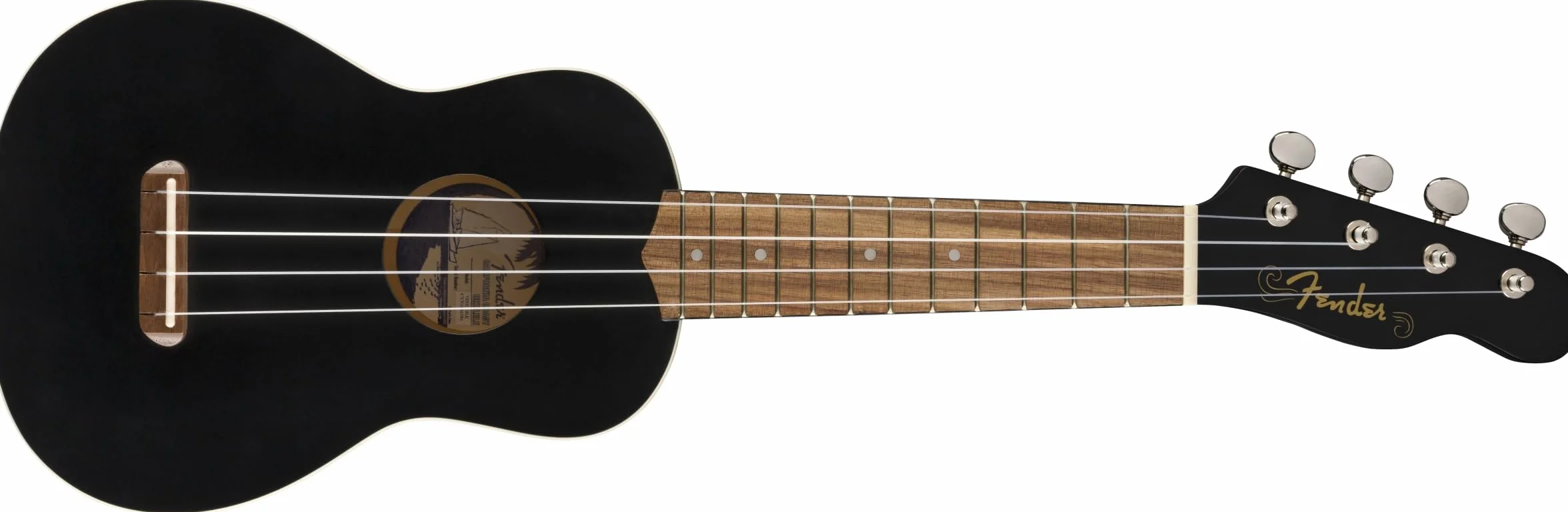 Fender California Coast Weneckie Soprano Ukulele - czarne