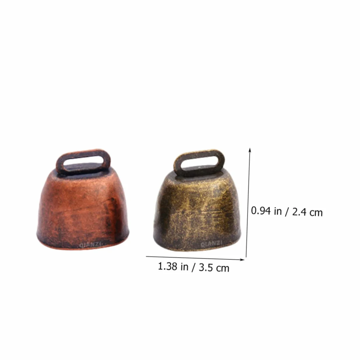 SHOWERORO Głośne Metalowe Dzwonki Dla Bydła Na Farmę 8 Sztuk Zestaw Dzwonków Retro - Theft Sheep Horse Bell Vintage Bells Sound