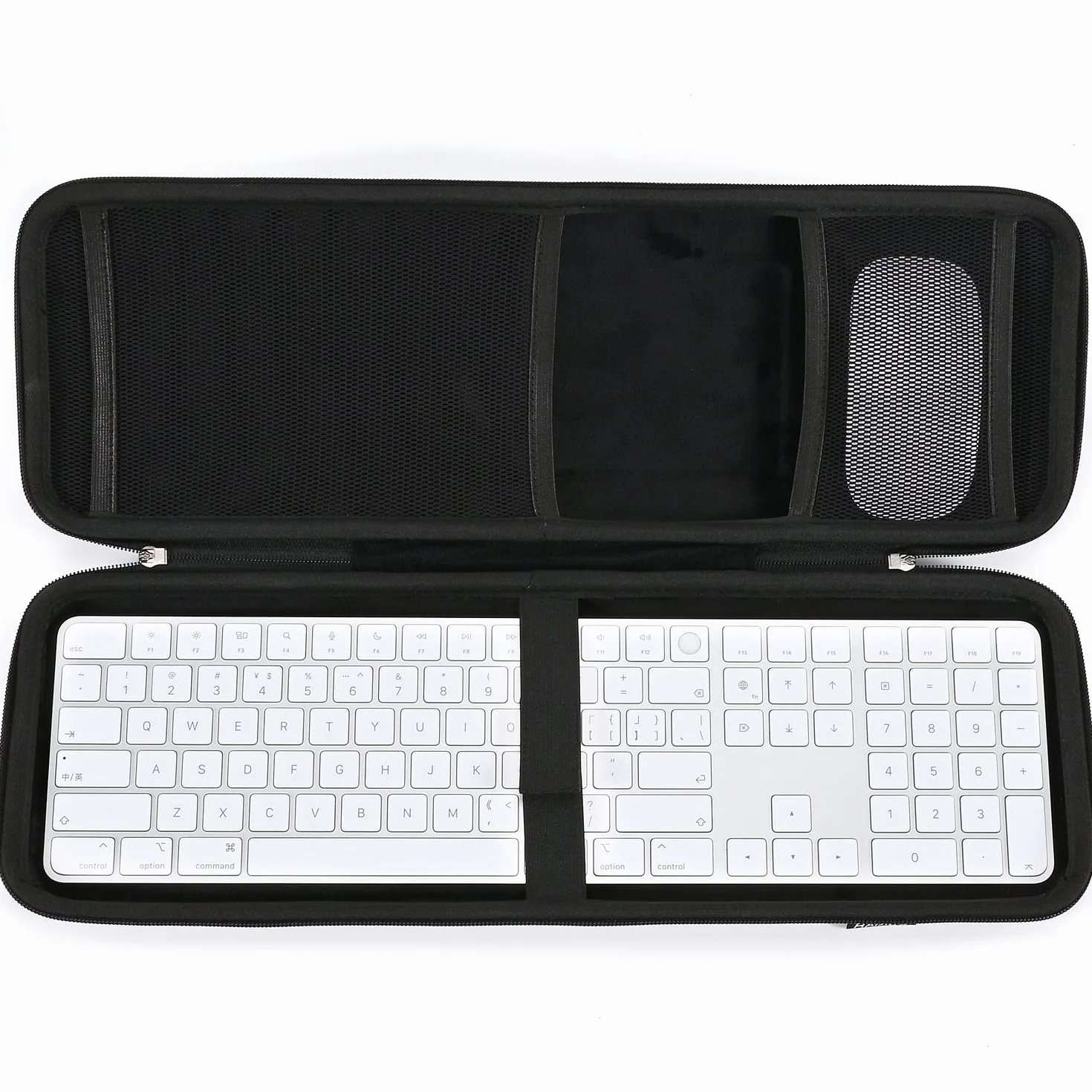 RAIACE Twarda obudowa do Apple Magic Keyboard + Magic Mouse stoi tylko na walizce