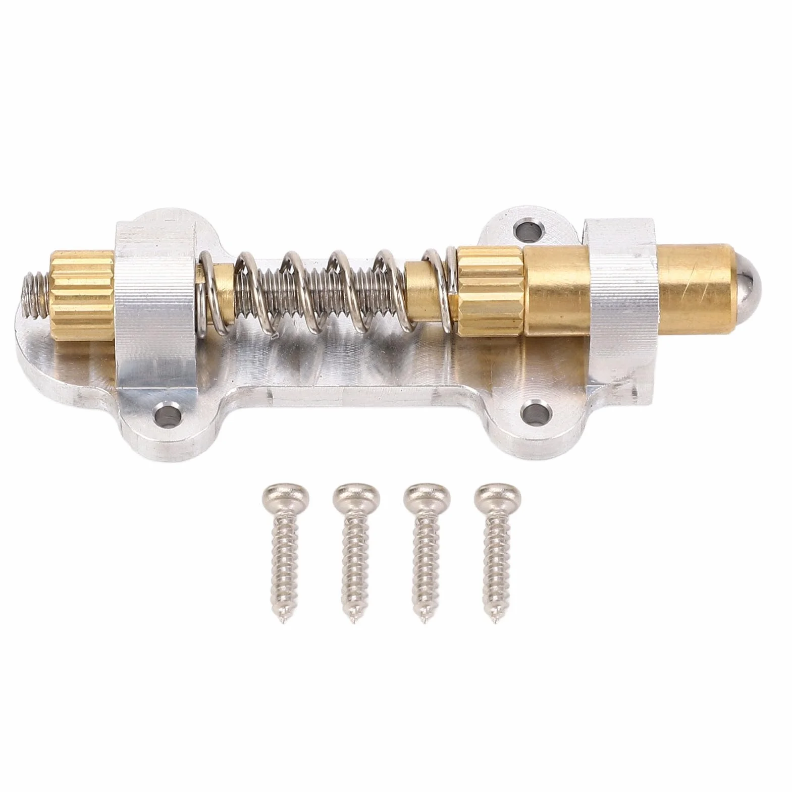 Fafeicy Stabilizator Tremolo do Gitary Elektrycznej Mosiężne Części Stopera Mostka Nastawnik Uzbrojenia Zestaw Tremsettera Zestaw urządzeń Stabilizujących do Systemów Floyd Rose, Mosiężny Mostek