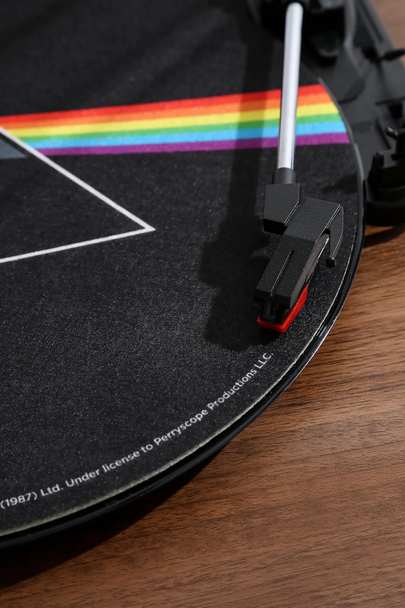 Pyramid International Dark Side Of The Moon Slipmata, Winyl, Czarny, Ø 37 cm