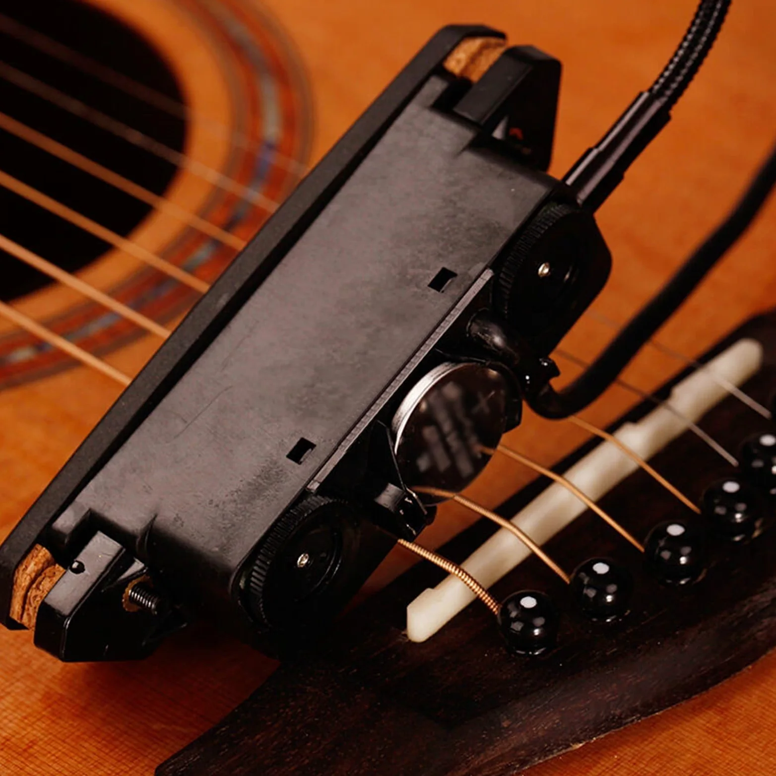 profesjonalny Przetwornik gitarowy Głośnik Wzmacniacza Systemu Przedwzmacniacza Z Piezoelektrycznym Unikaj Otwierania Części Do Akustycznej Gitary Basowej 39-42 Cali