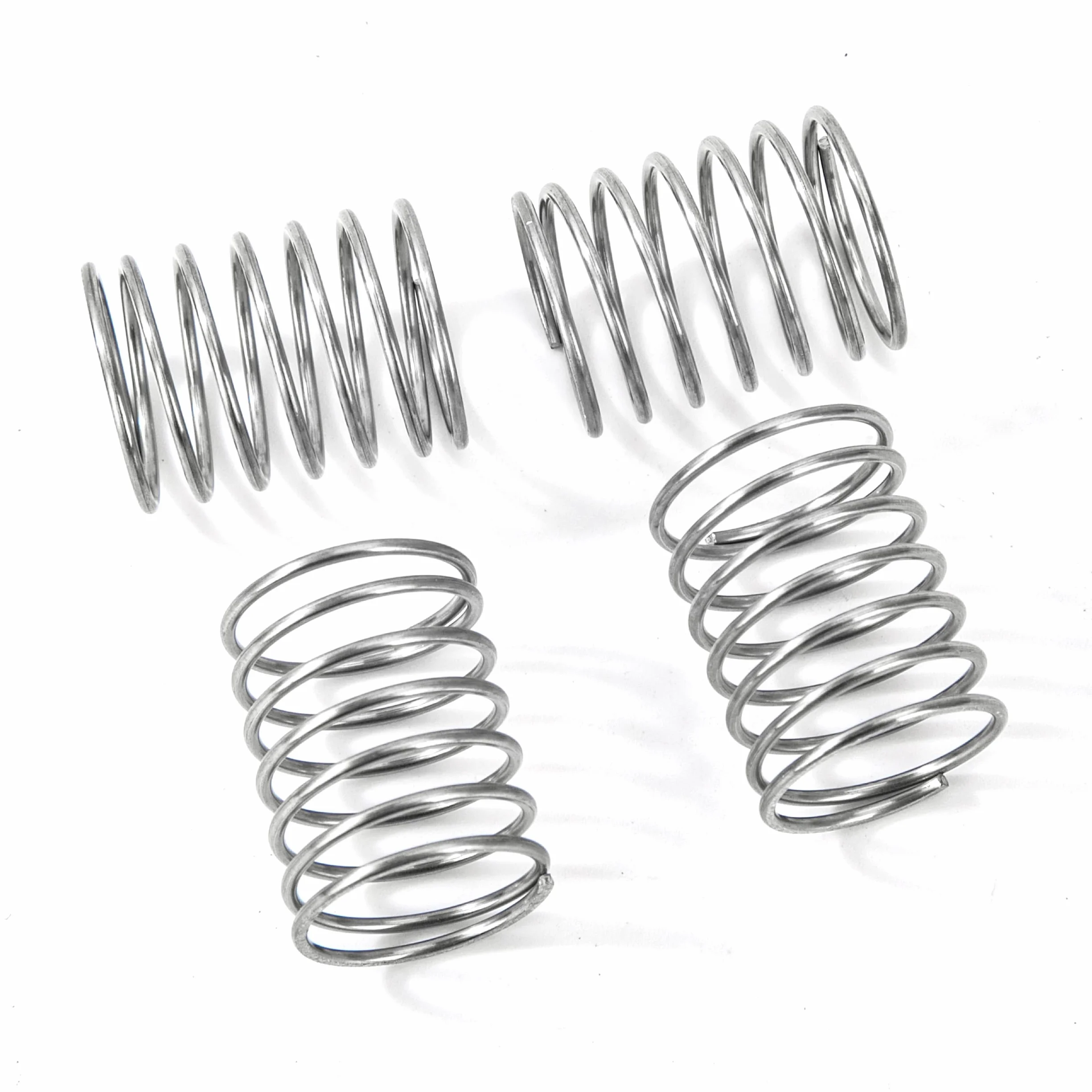 Sprężyny ściskające 20 mm sprężyna ze stali nierdzewnej 304 średnica drutu 1 mm średnica zewnętrzna 16 mm siła sprężyny 0,45 kg 4 sztuki