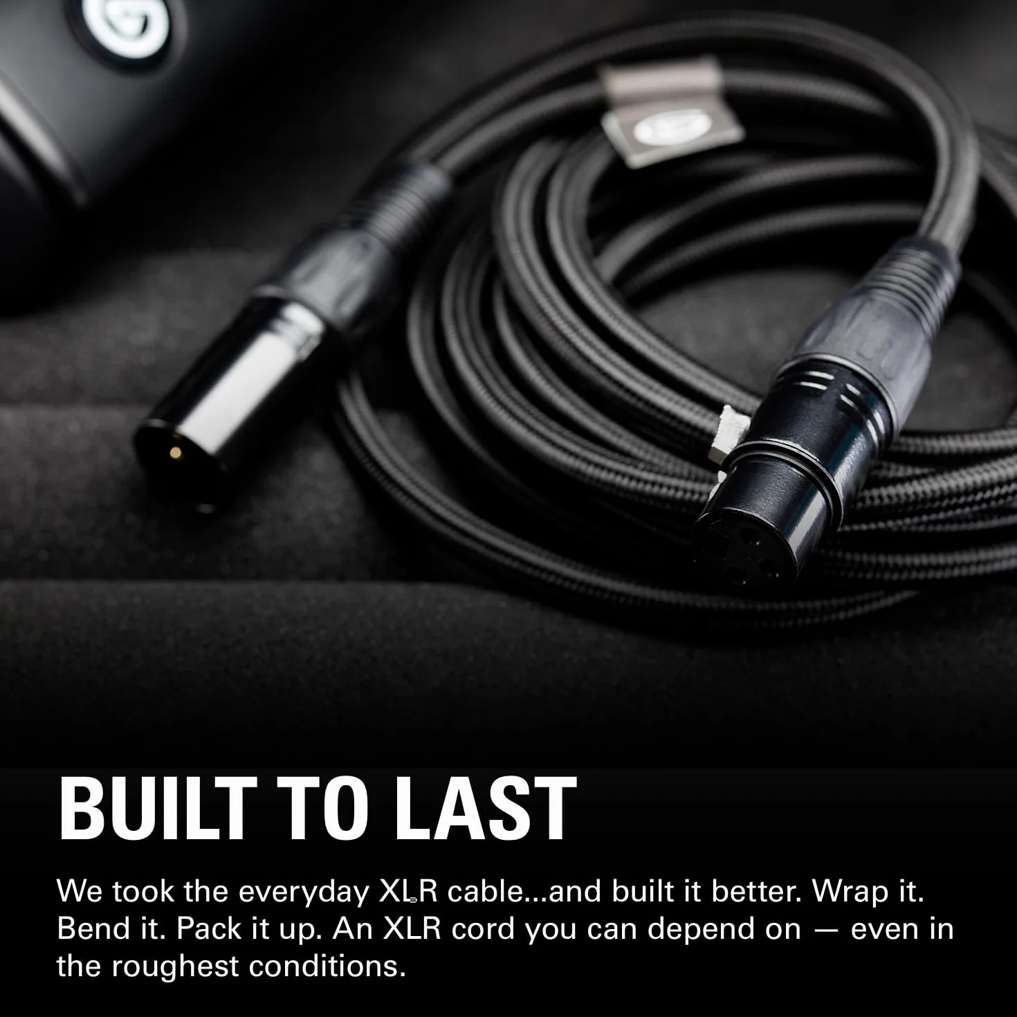 Elgato Kabel XLR – ekranowany kabel mikrofonowy do nagrywania studyjnego i produkcji na żywo, pozłacane piny, męskie do żeńskiego, do mikrofonu i zrównoważonego analogowego poziomu linii, 3 m