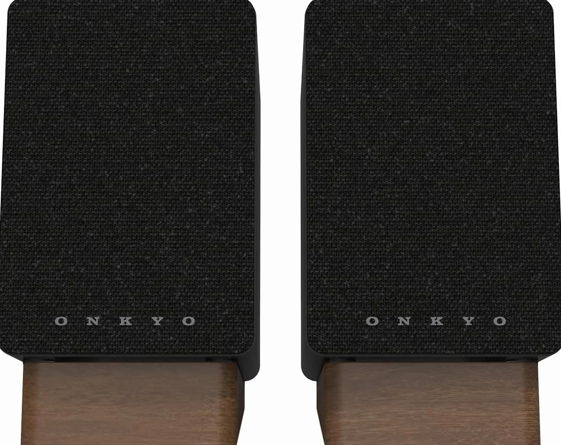 Onkyo Creator Series GX-10DB monitory zasilane, czarny - 7.6 cm głośnik niskotonowy, USB-C, linia/telefon, optyczny, Bluetooth 5.3 LE Audio