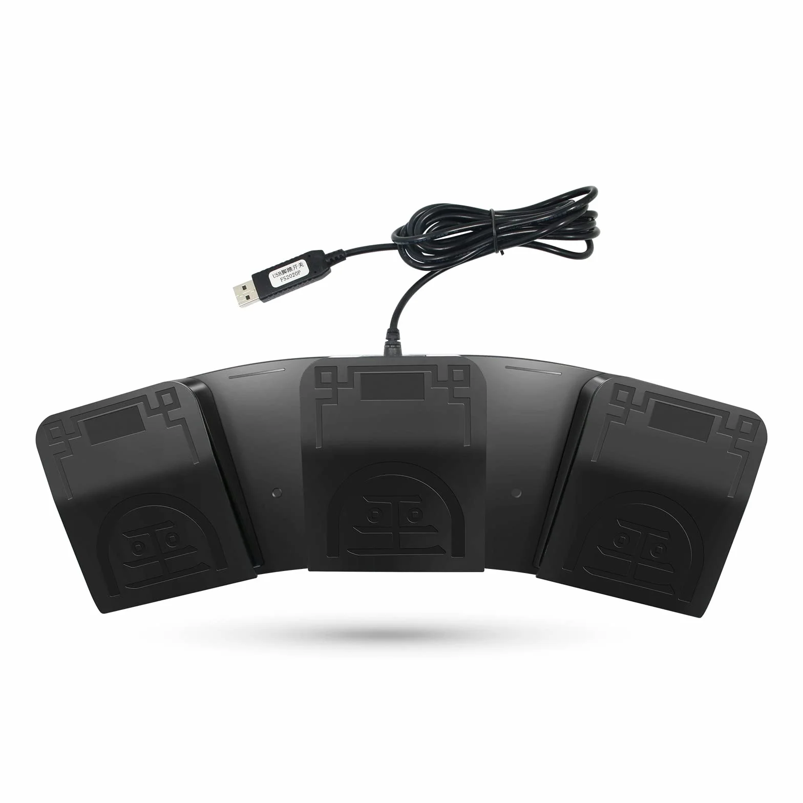 Pedał nożny PC USB potrójny przełącznik nożny programowalny klawisz klawiaturowy komputerowy dostosowany klucz kombinowany jeden klawisz ruch do gier wideo biuro kontrola sprzętu HID (przełącznik mechaniczny)