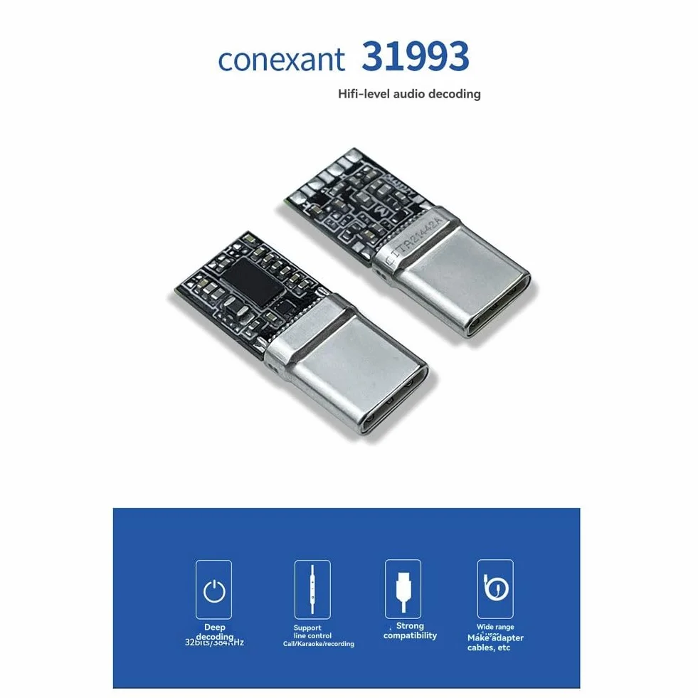 JM6 Pro Type-C do 3,5 mm CX31993 cyfrowy dźwięk USB Hifi mobilny zestaw słuchawkowy wzmacniacz dekodowania