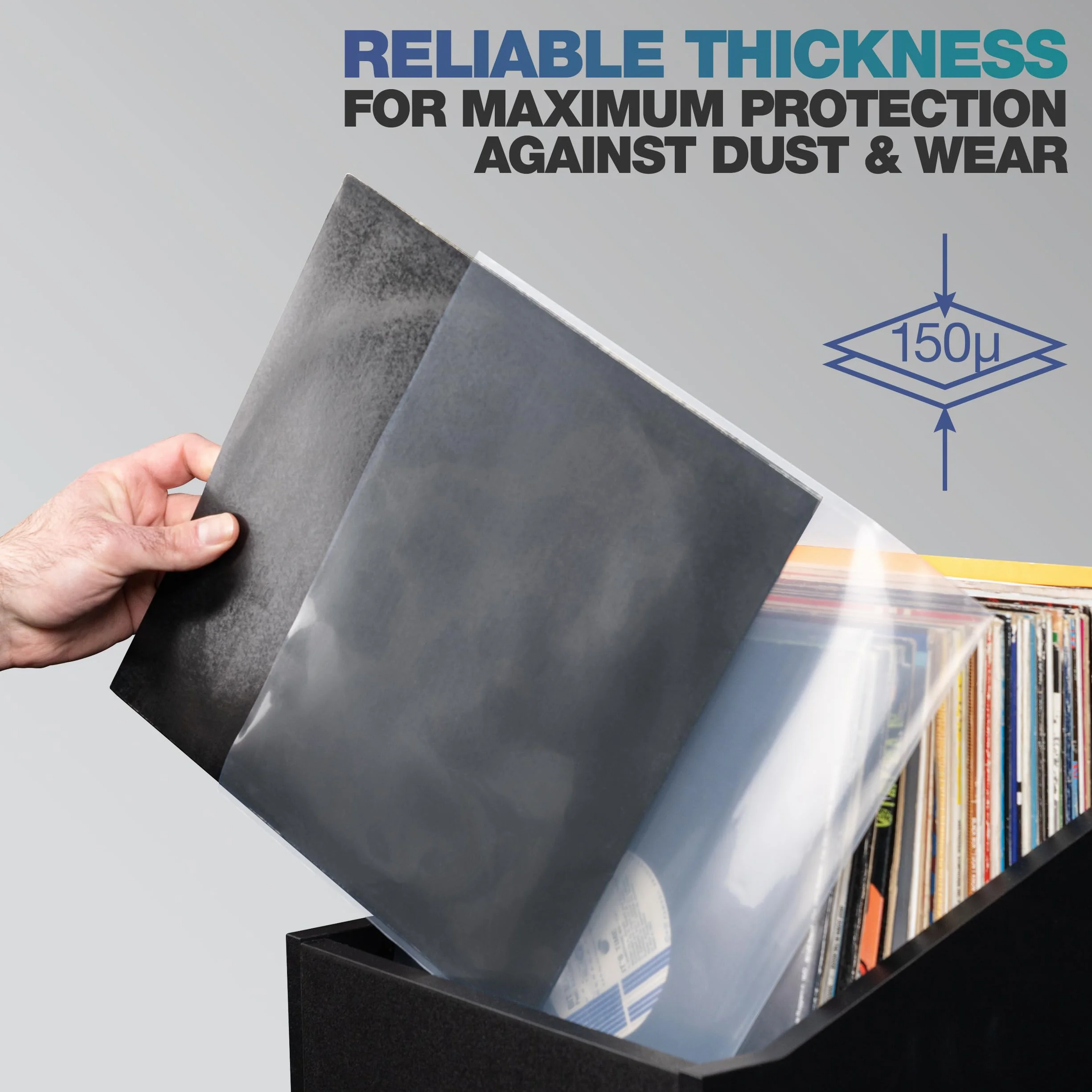 Reloop Premium 12" Vinyl LP Outer Sleeves (100 pcs) - Akcesorium dla DJ-ów