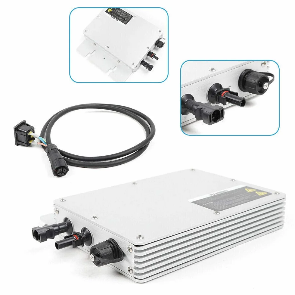 Moduł falownika, WVC 600 W mikroinwerter Solar Power Grid Tie PV Inverter Digital Controller do systemów wytwarzania energii (WVC-600W)