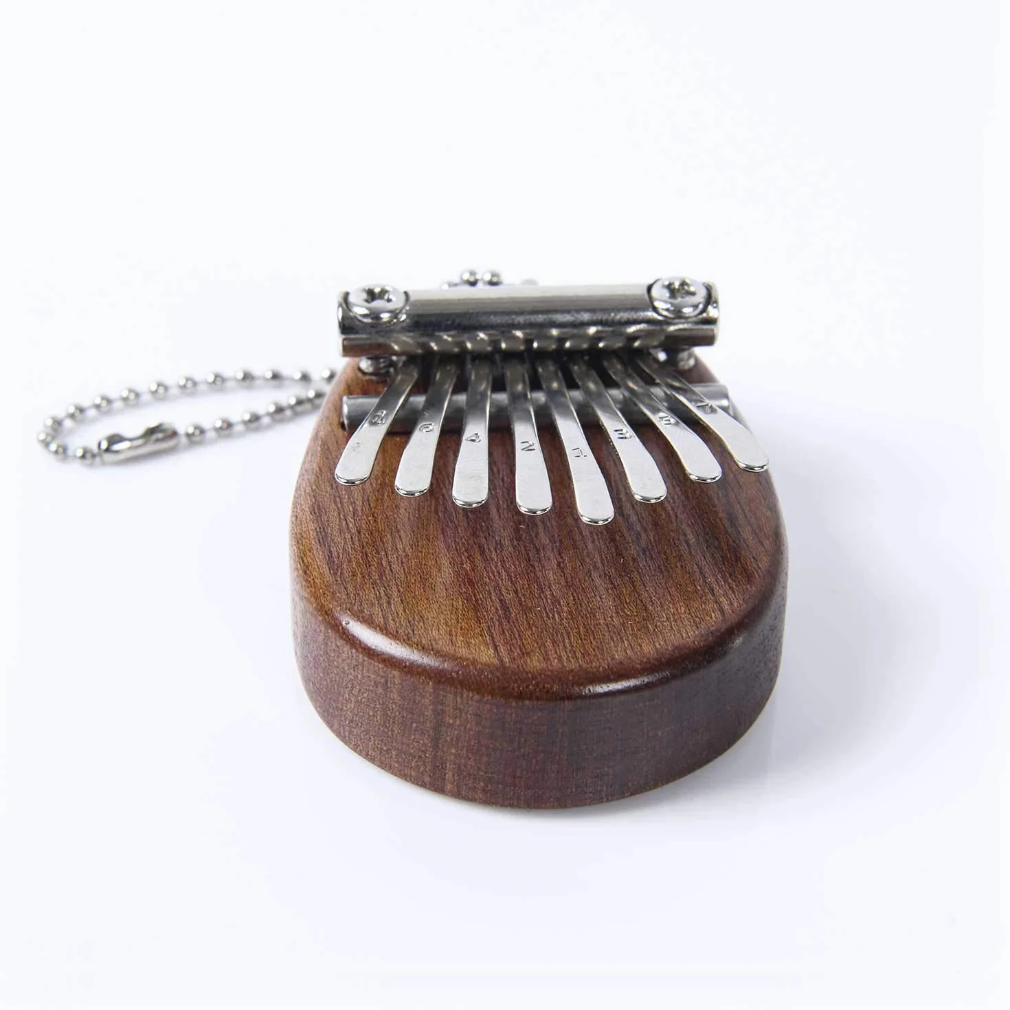 Mini kalimba 8 klawiszy z wysokiej jakości drewna mahoniowego