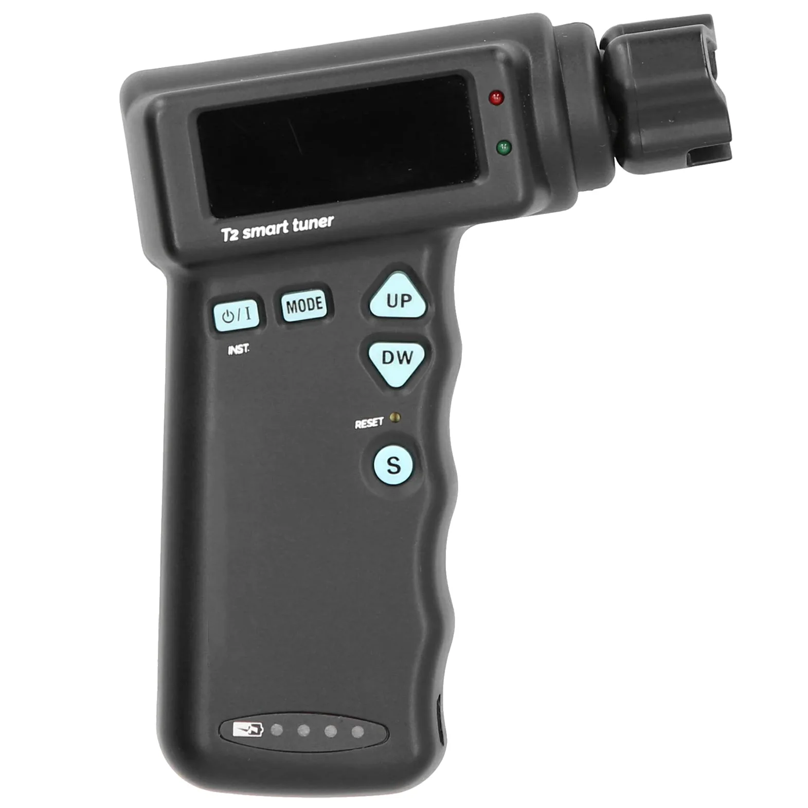 Drfeify Inteligentny tuner gitarowy, inteligentny tuner gitarowy, automatyczne ukulele z kablem USB, akcesoria do instrumentów muzycznych (czarny) akcesoria ogólne do gitary