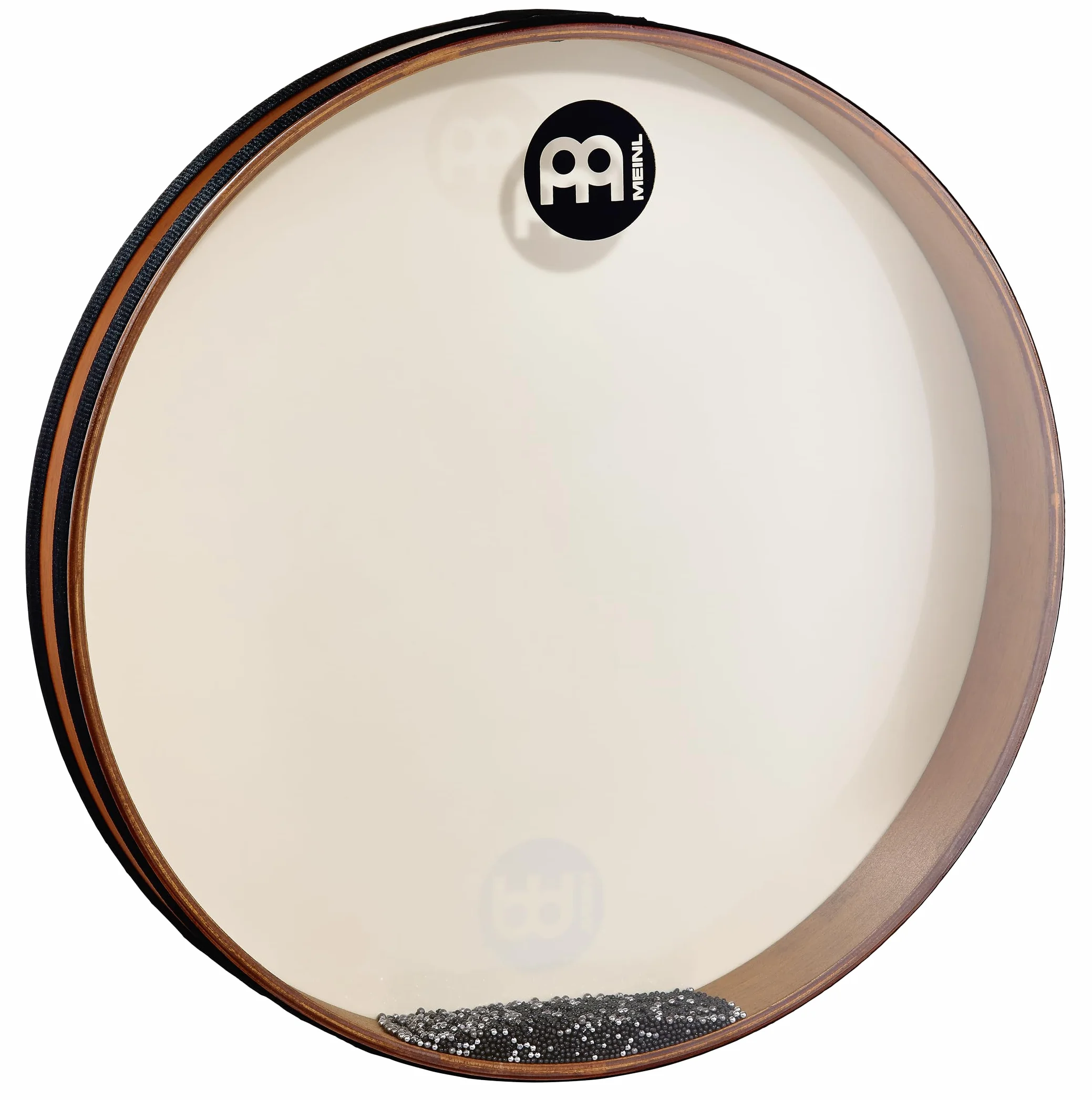Meinl Percussion FD18SD-TF Sea Drum, Frame Drum z połączeniem koziiej skóry i tworzywa sztucznego, średnica 45,72 cm, afrykański brązowy