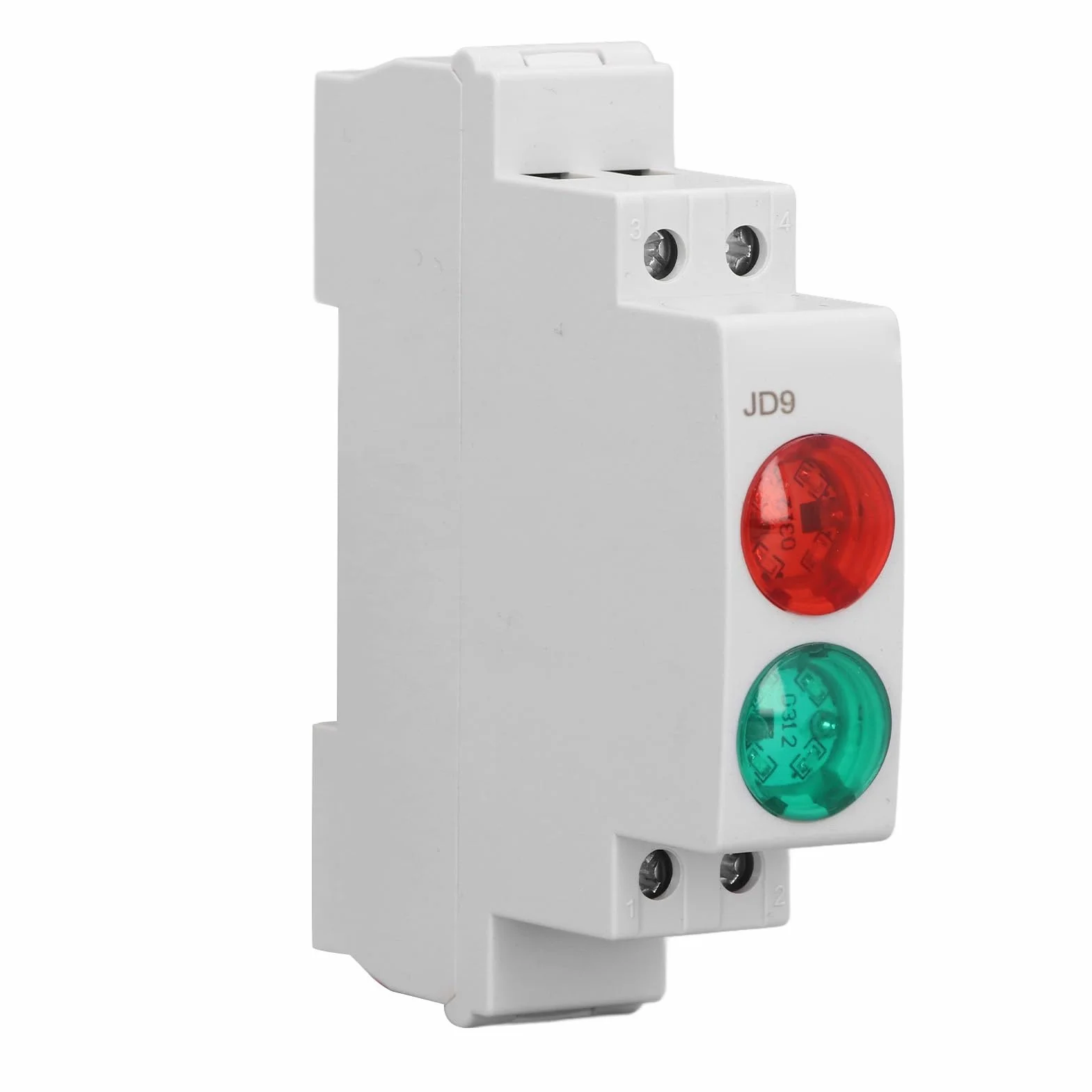 JD9 Czerwony i G Podwójny Wskaźnik LED na szynę 230 V Kontrolki na szynę DIN Służą do wskazań S, Pr S, Znaków Wypadku i Innych Wskaźników Telekomunikacyjnych, Elektrycznych i