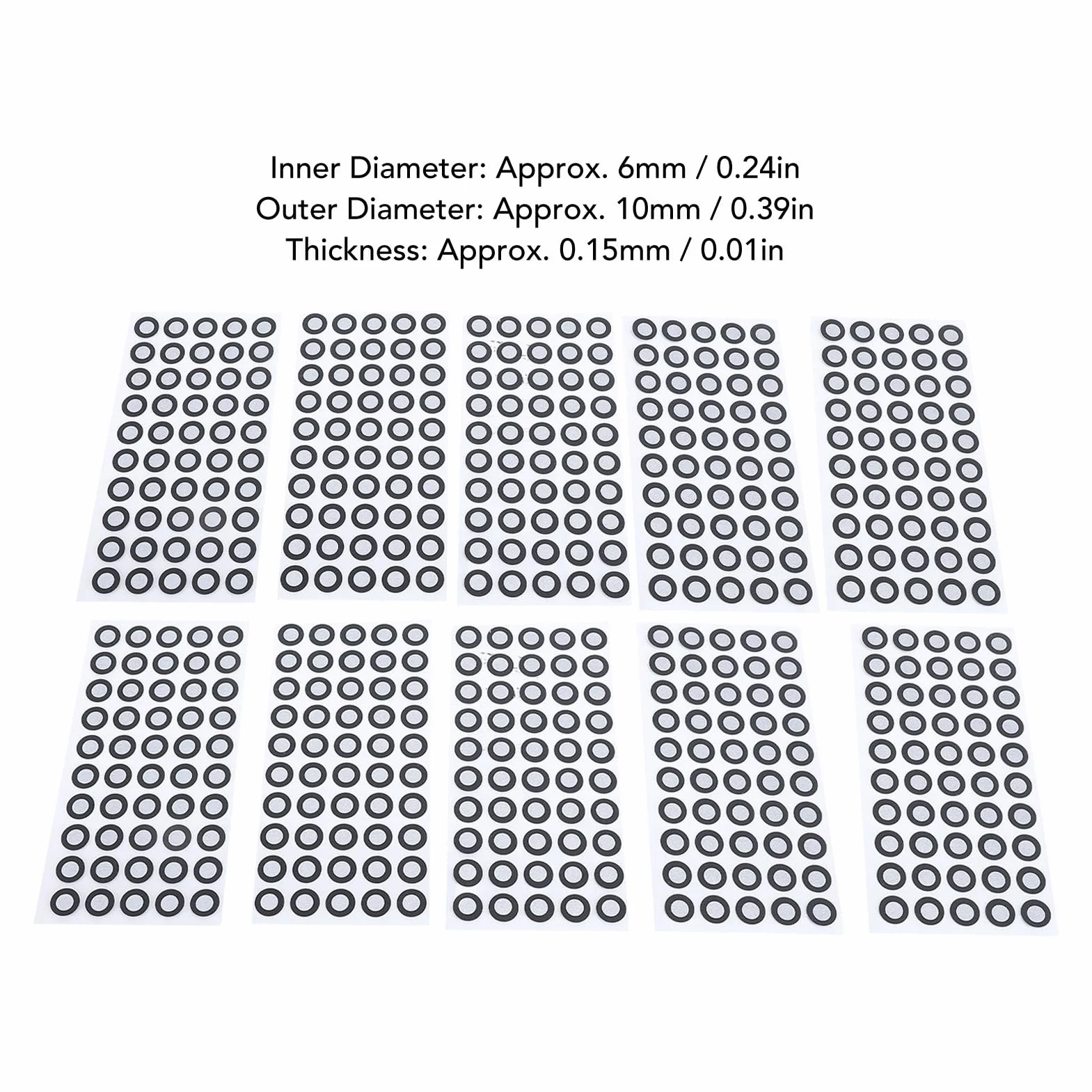 Marker do Skanowania 3D 6mm, 500 Sztuk Kropek śledzących 3D Markery Punktów Odniesienia do Skanera 3D, Markery Odbicia Rozproszonego do Skanowania 3D