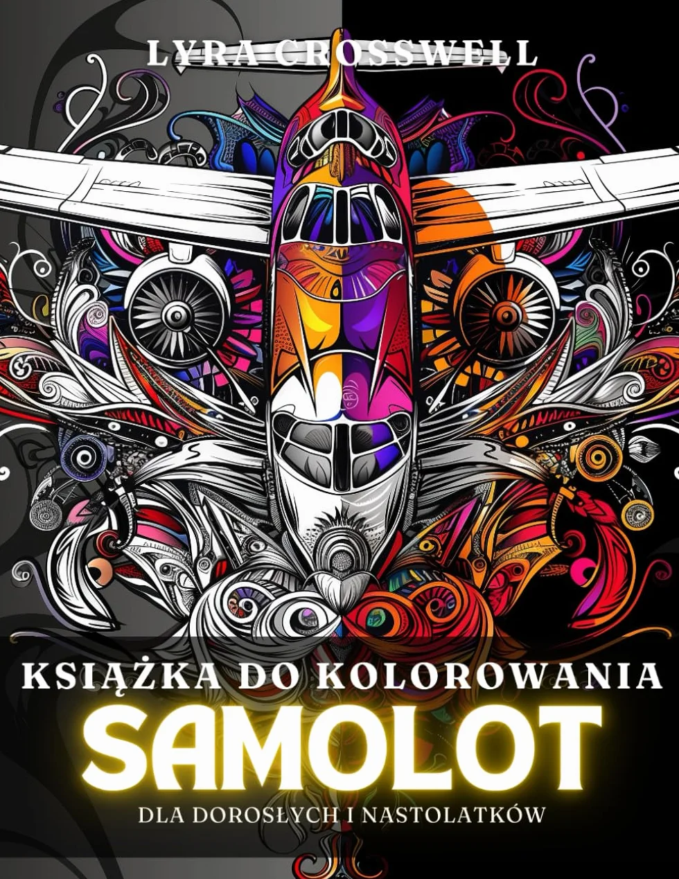 Książka do Kolorowania Samolot – 50 stron do kolorowania dla dorosłych i młodzieży: Wzbij się w przestworza dzięki kreatywnej podróży przez świat lotnictwa
