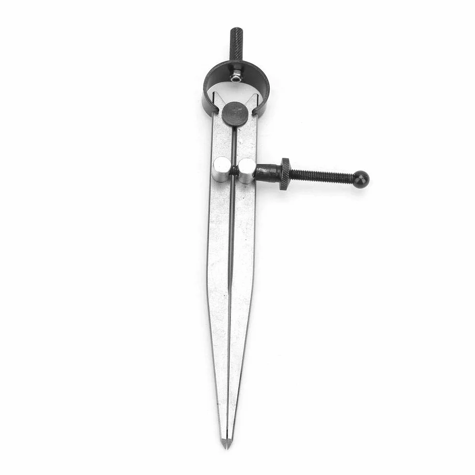 Wing Divider Compass, Spring Divider Caliper, Spring Divider Compass, Wide Application Leathercraft Compass, do sprzętu warsztatowego do sprzętu przemysłowego (150 mm)