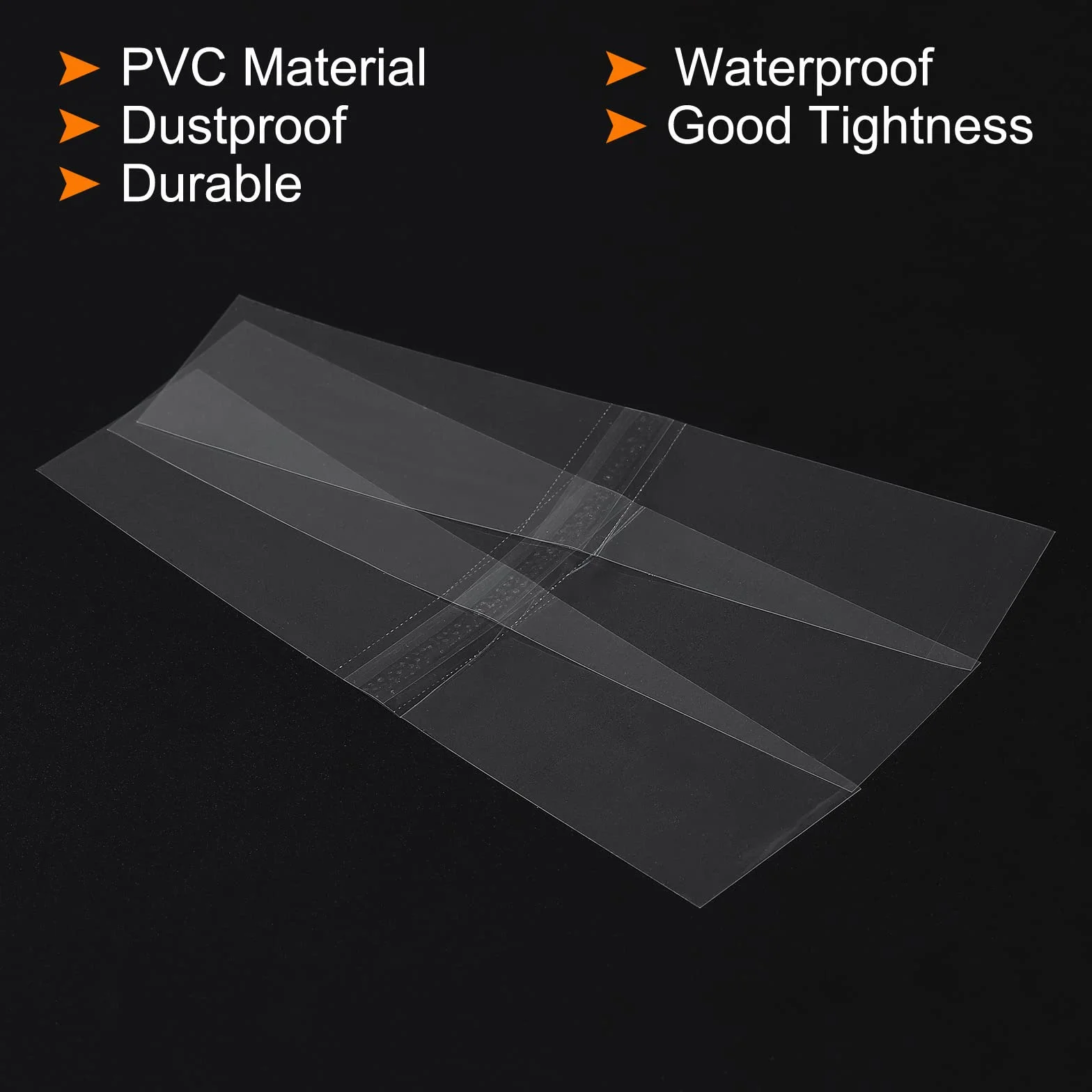 PATIKIL Perforowane taśmy termokurczliwe 140 x 35 mm, 400 sztuk taśm termokurczliwych z PCW, pasuje do nakrętki o średnicy od 3,39 do 8 cm do słoików, przezroczysta