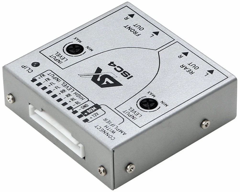 ESX ISC4 High-TO-LOW adapter poziomowy - 4-kana?owy High Low Adapter