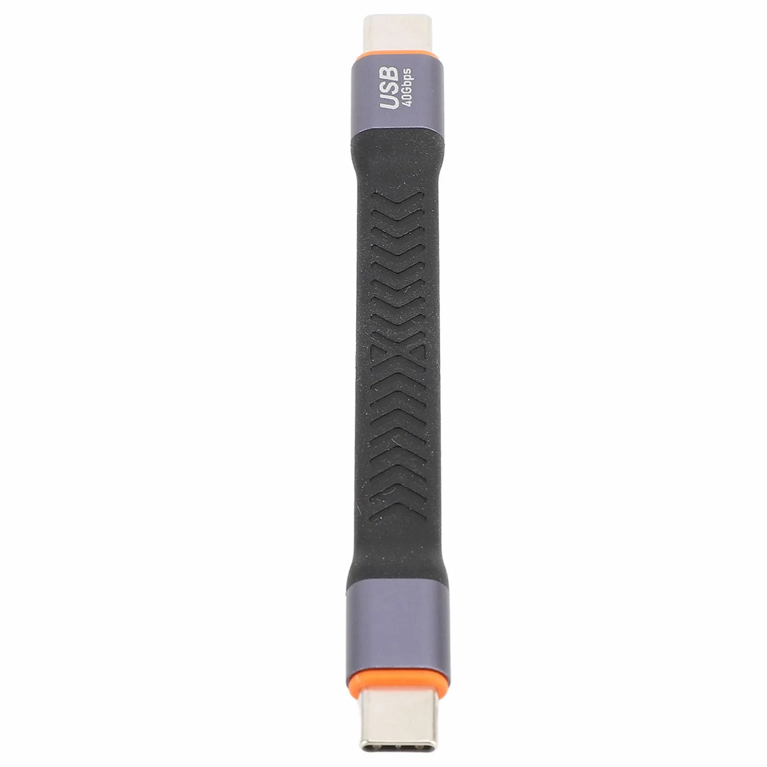 Krótki Kabel USB C 3.2 Gen 2, prędkość Przesyłania Danych 40 Gb/s, Elastyczna Konstrukcja FPC, Obudowa ze Stopu Aluminium, Funkcja Plug and Play, ze Złączem SSD, do Szybkiego
