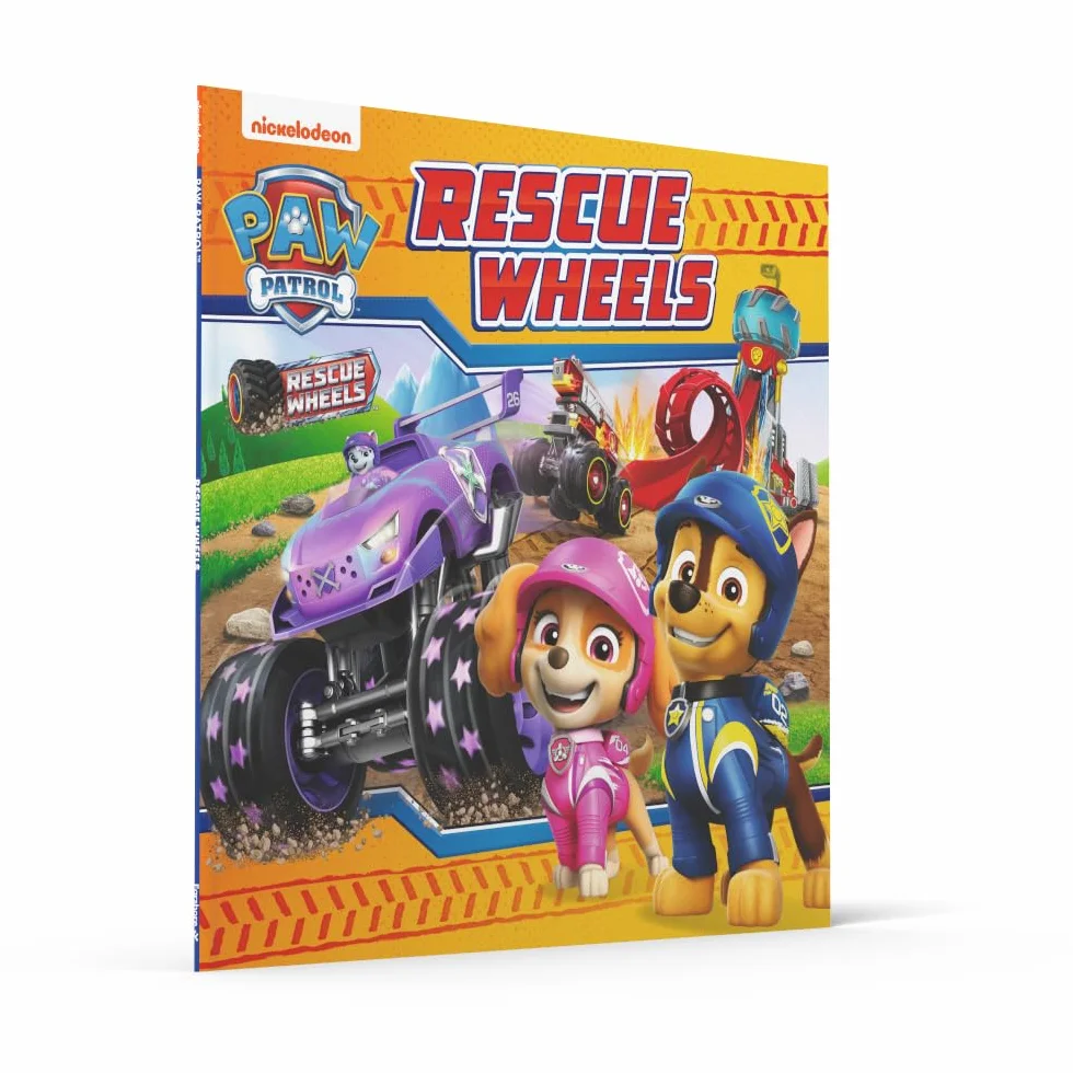 PAW Patrol Rescue Wheels Picture Book: Join Nickelodeon’s PAW Patrol in a new monster truck rescue adventure. The perfect gift for fans aged 4+.