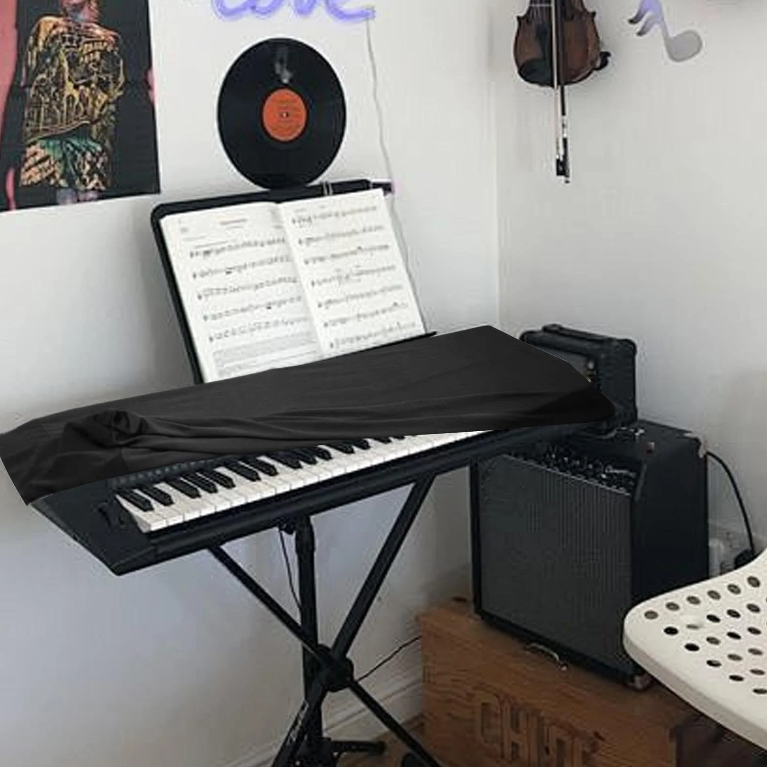 Keyboard Cover, Anti-Static Digital Piano Dust Cover, Waterproof & Dustproof Protector, Convenient And Easy To Use Electronic Organ For Music Lovers And Performers