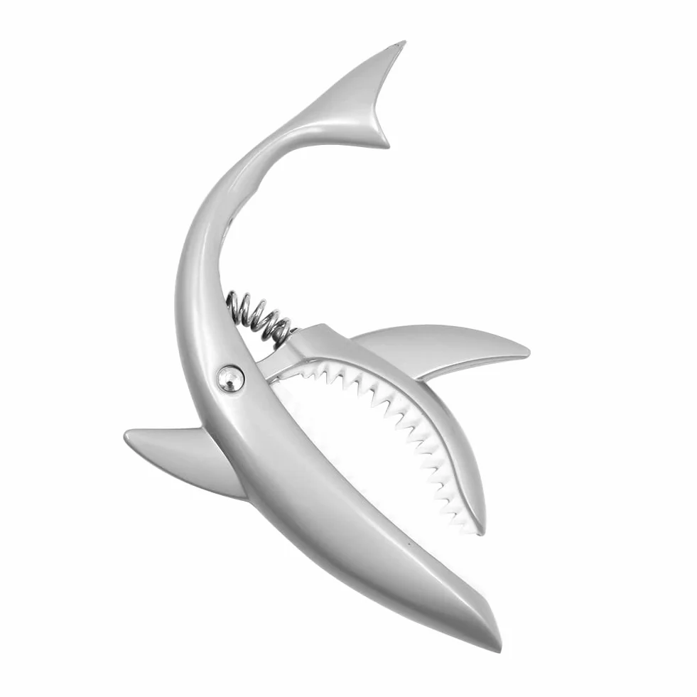 Alnicov Kapodastr Gitarowy Shark Capo ze Stopu Cynku Klips Tonowy do Gitary Elektrycznej, Akustycznej, Klasycznej i Ukulele (Srebrny)