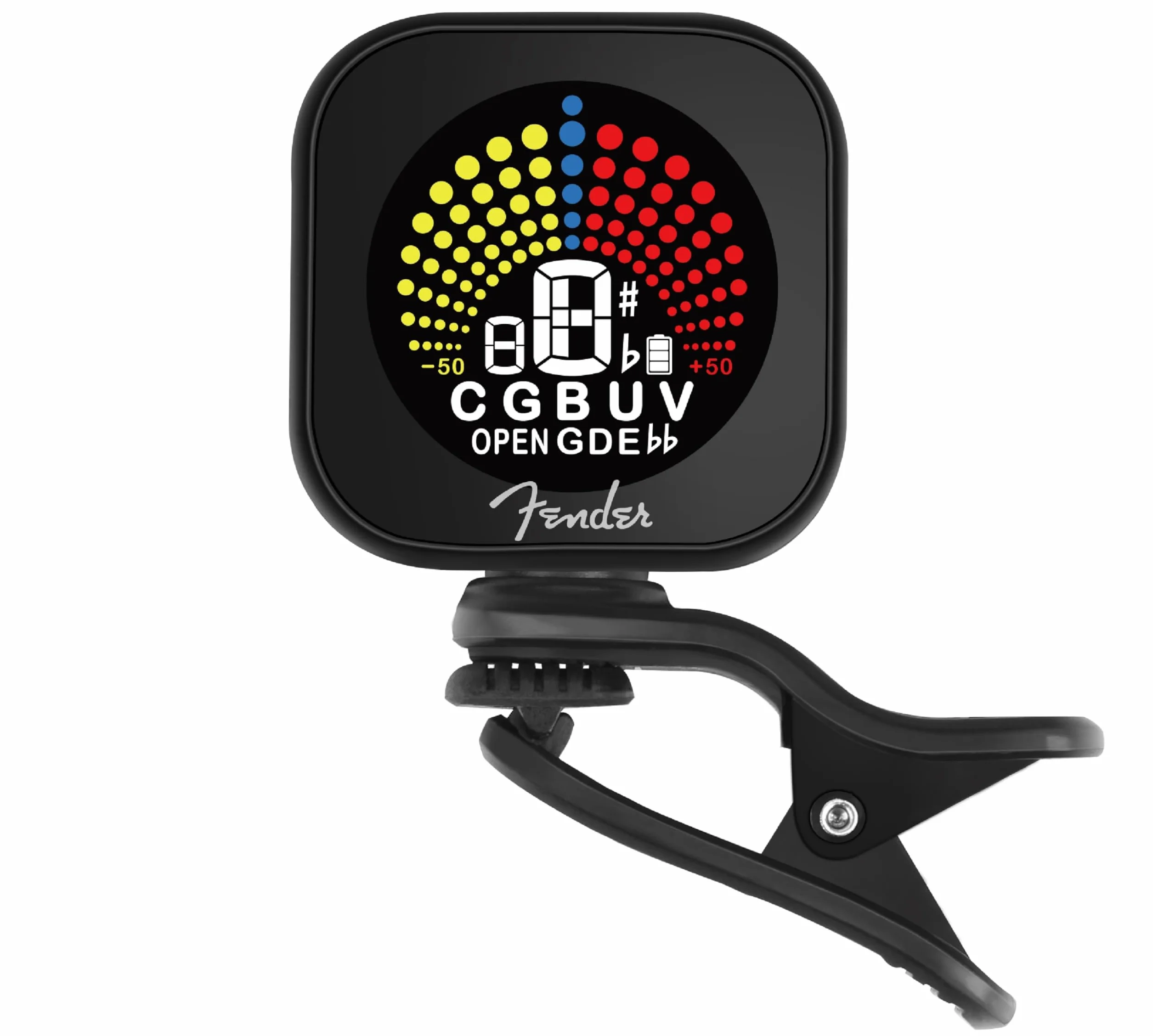 Fender Flash™ 2.0 Rechargeable Tuner for Electric, Acoustic and Bass Guitar
