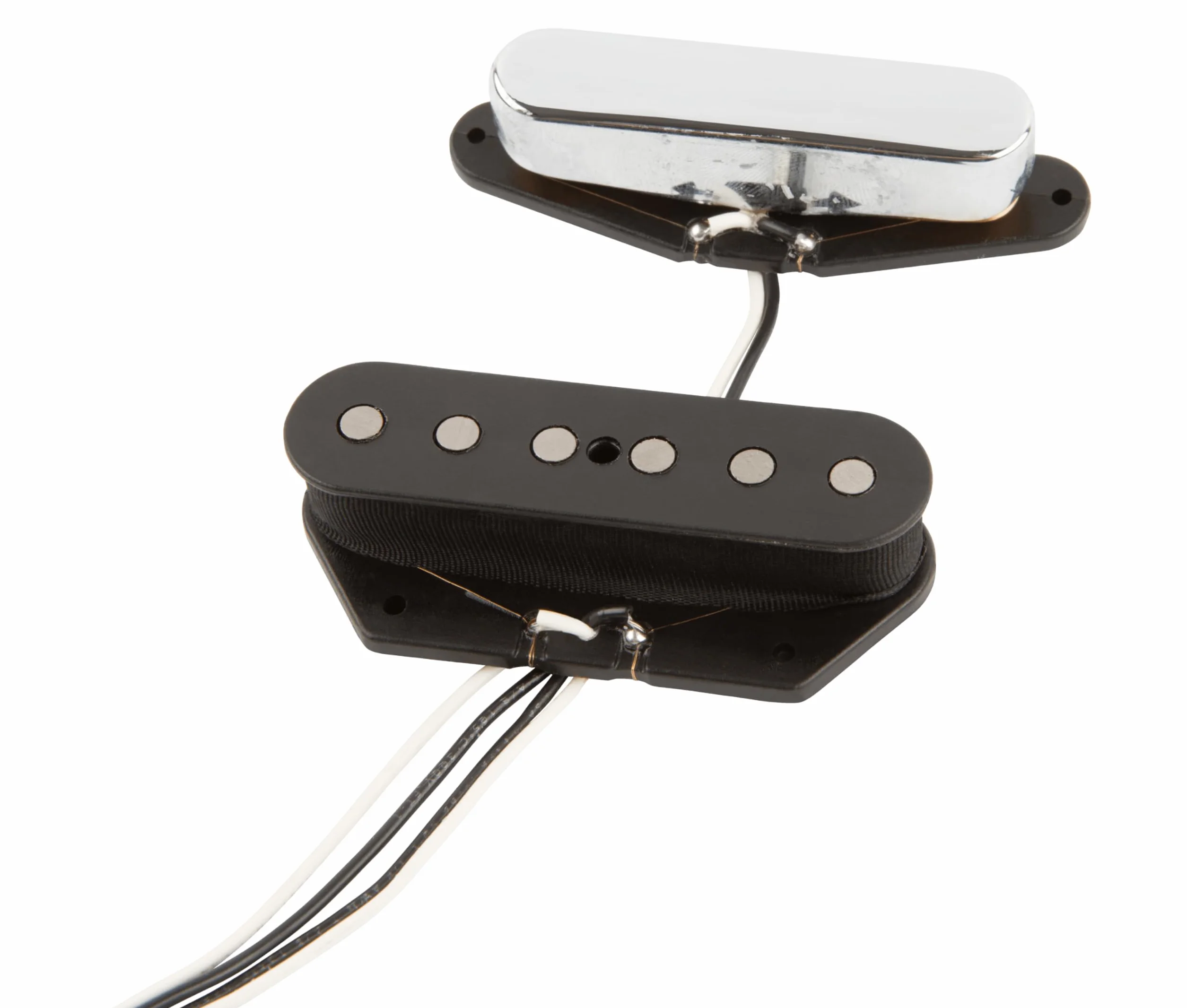 Fender Tex-Mex przetwornik na płótnie, zestaw dwóch przetworników z pojedynczą cewką, wzmocnienie do niskiego basu i wysokich kryształów, magnesy Alnico 5, bogaty i vintage dźwięk Fender