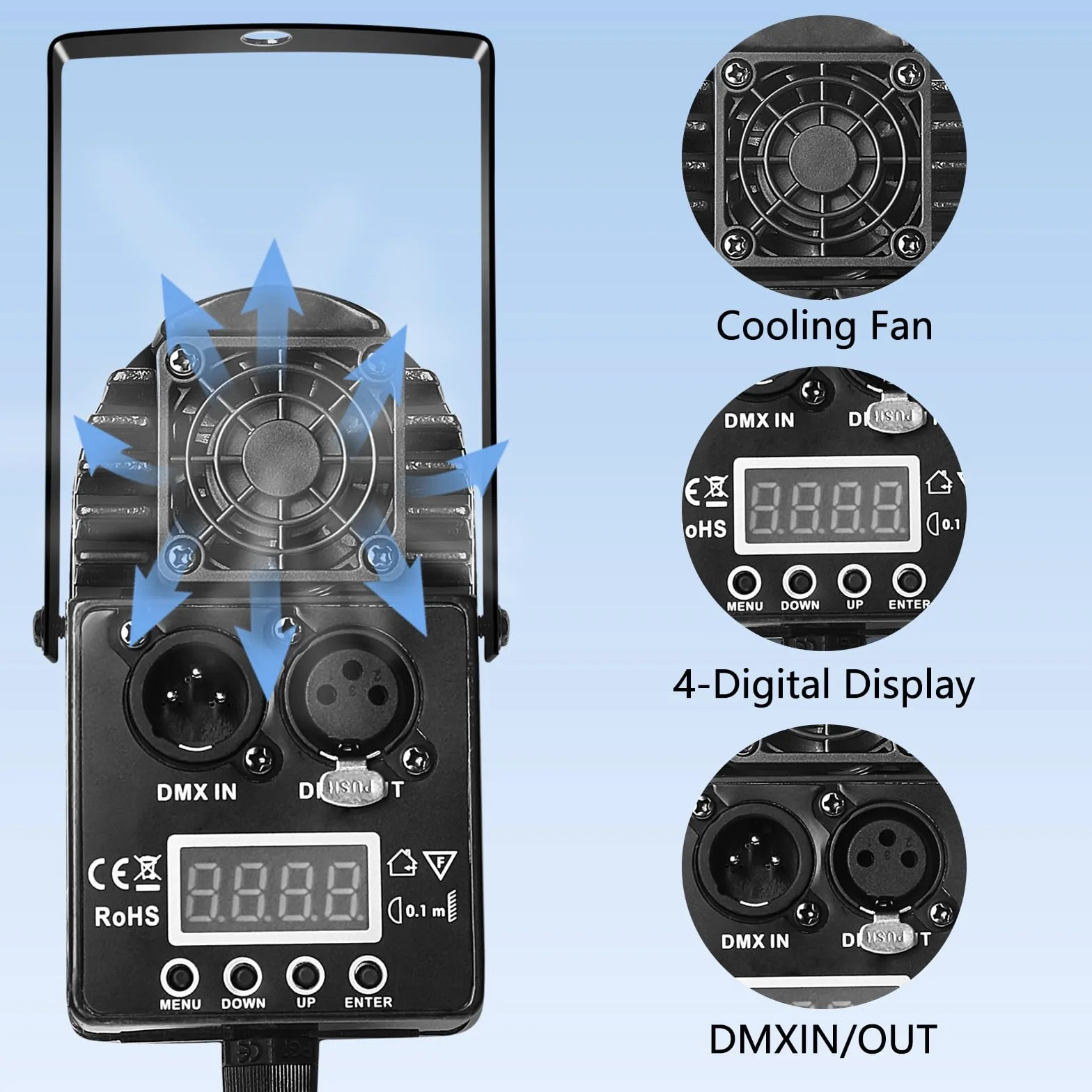 Reflektor punktowy LED 12 W do lustra