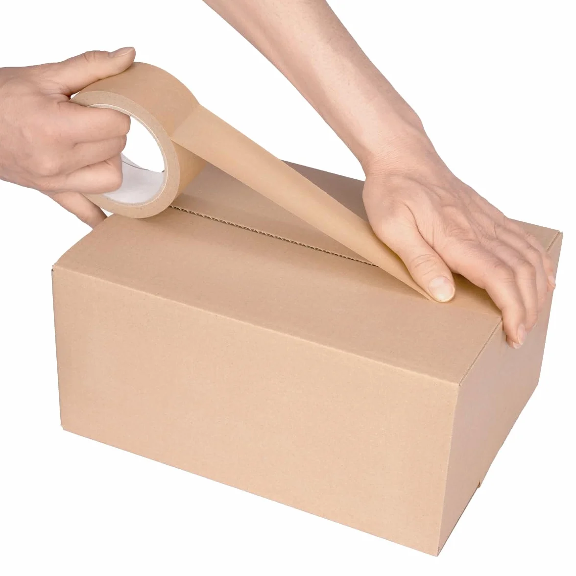 verpacking Kartony klapowe 400 x 400 x 100 mm KK 91 Brązowe [Rozmiar i ilość do wyboru] jednowarstwowe średnie kartony 25 szt.