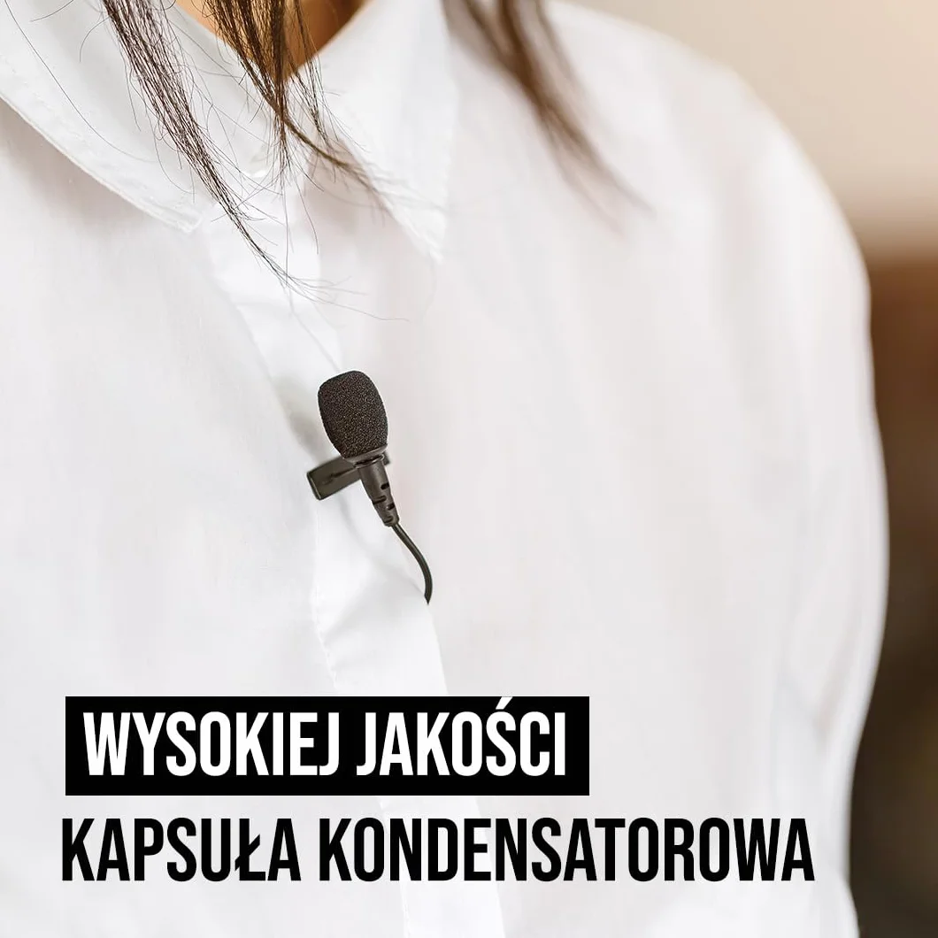 RØDE Microphones LAVGO Lavalier GO Profesjonalny Mikrofon do Noszenia, Czarny